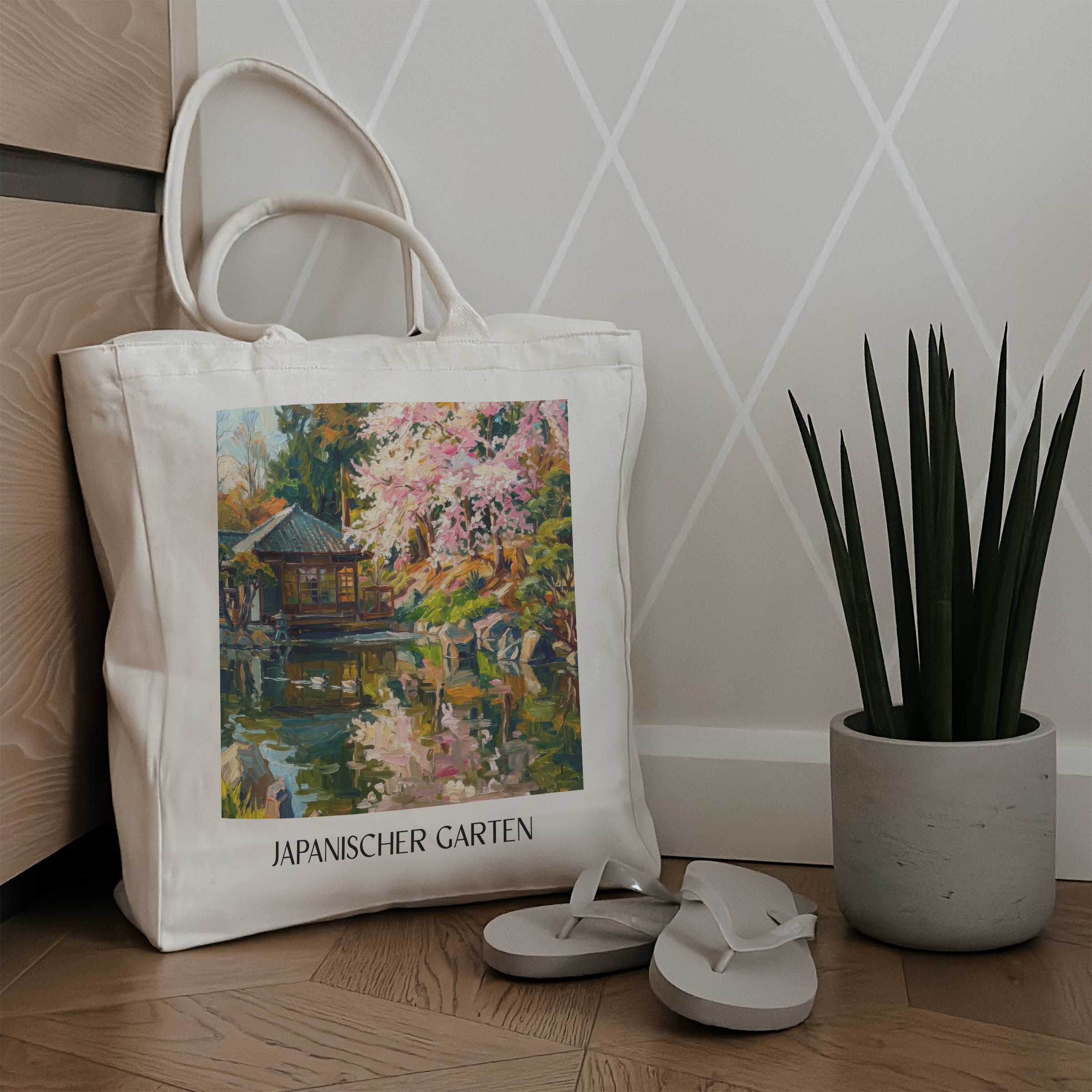 japanischer-garten-kaiserslautern-deutschland-einkaufstasche-oil-painting-oelgemaelde