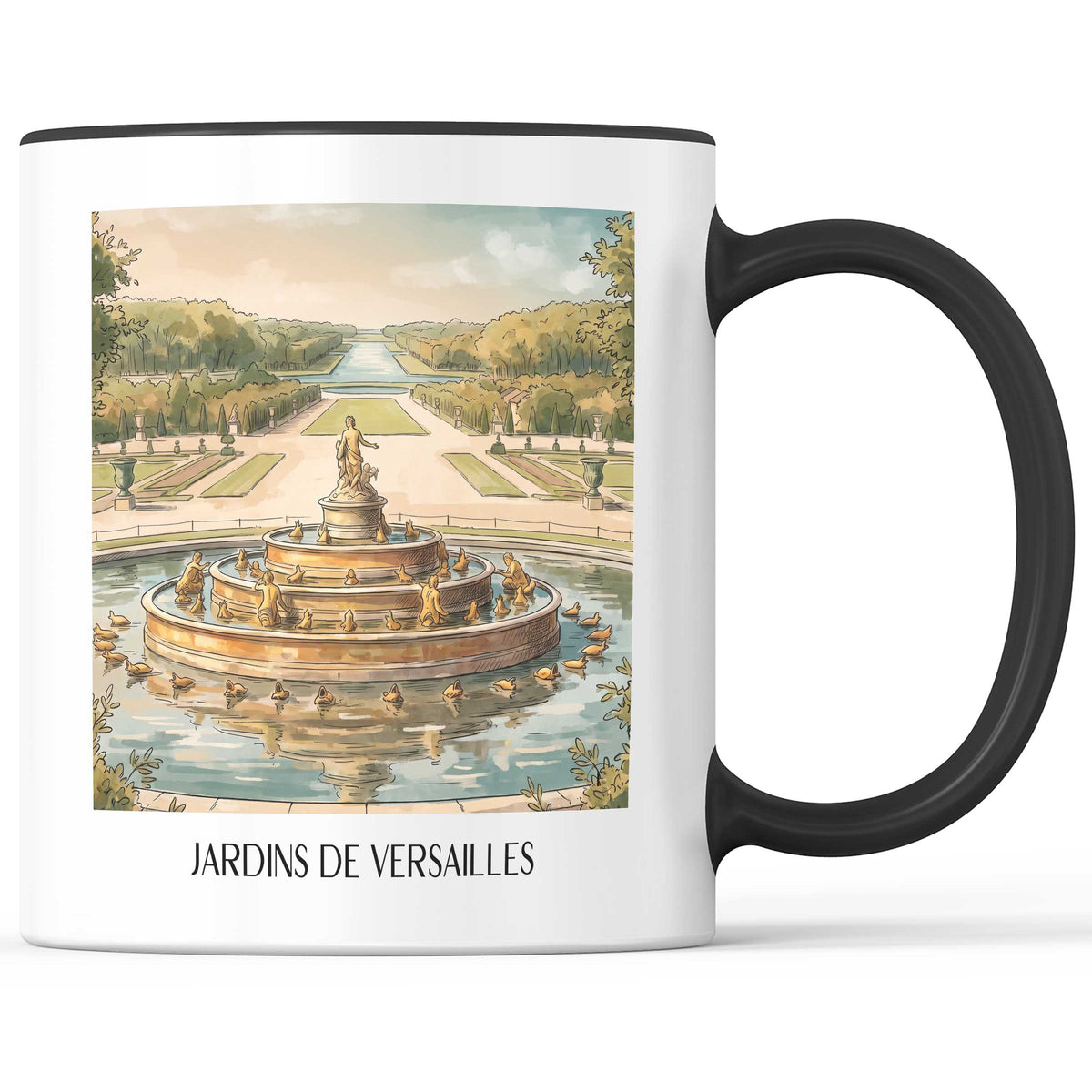 jardins-de-versailles-yvelines-frankreich-kaffeebecher-aquarell