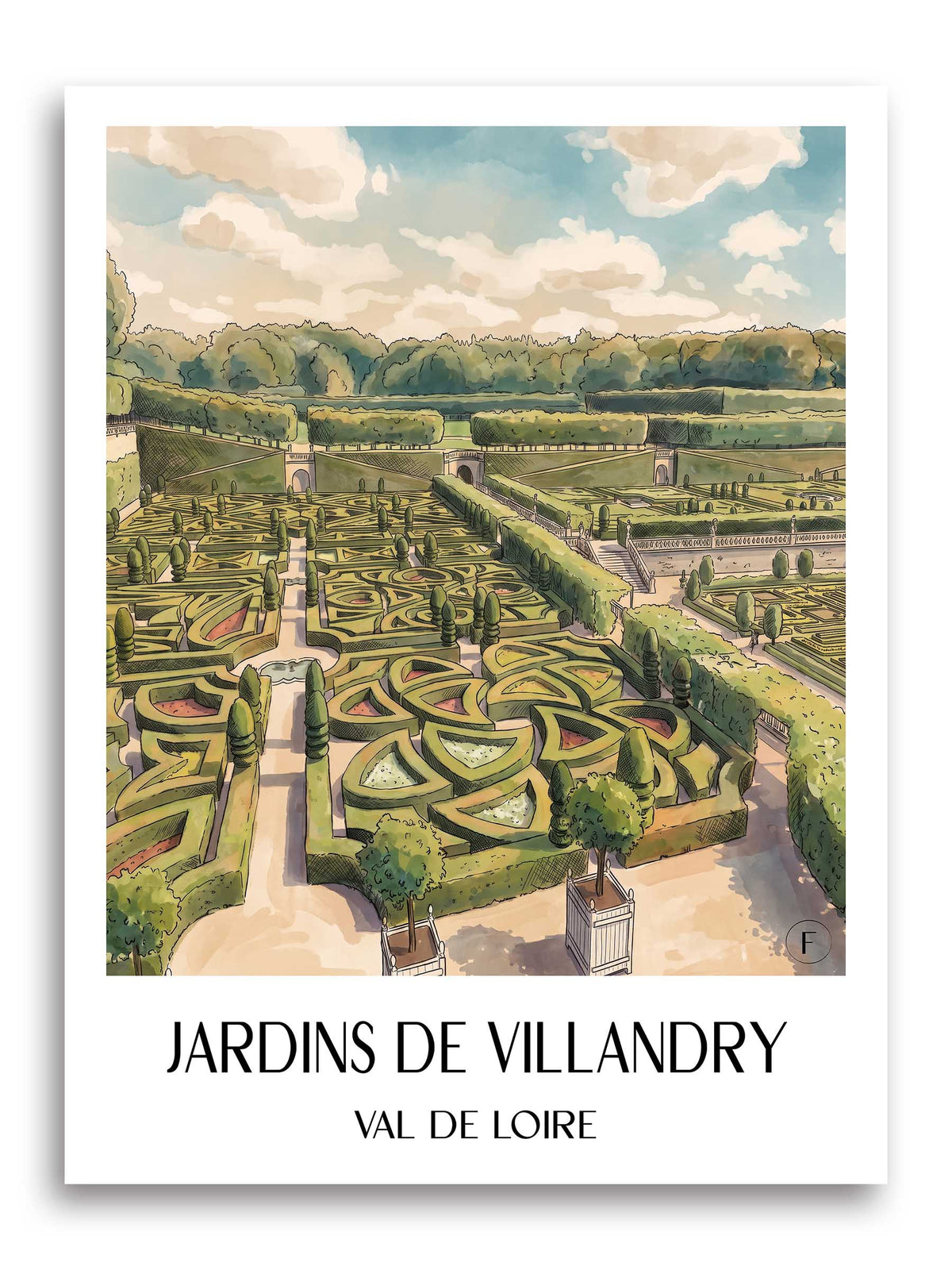 jardins-de-villandry-val-de-loire-frankreich-poster-aquarell