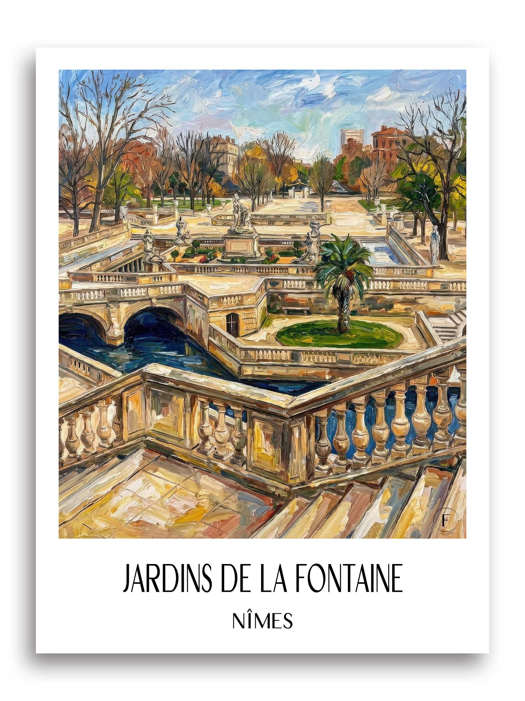 jardins-de-la-fontaine-nîmes-frankreich-poster-oil-painting-oelgemaelde