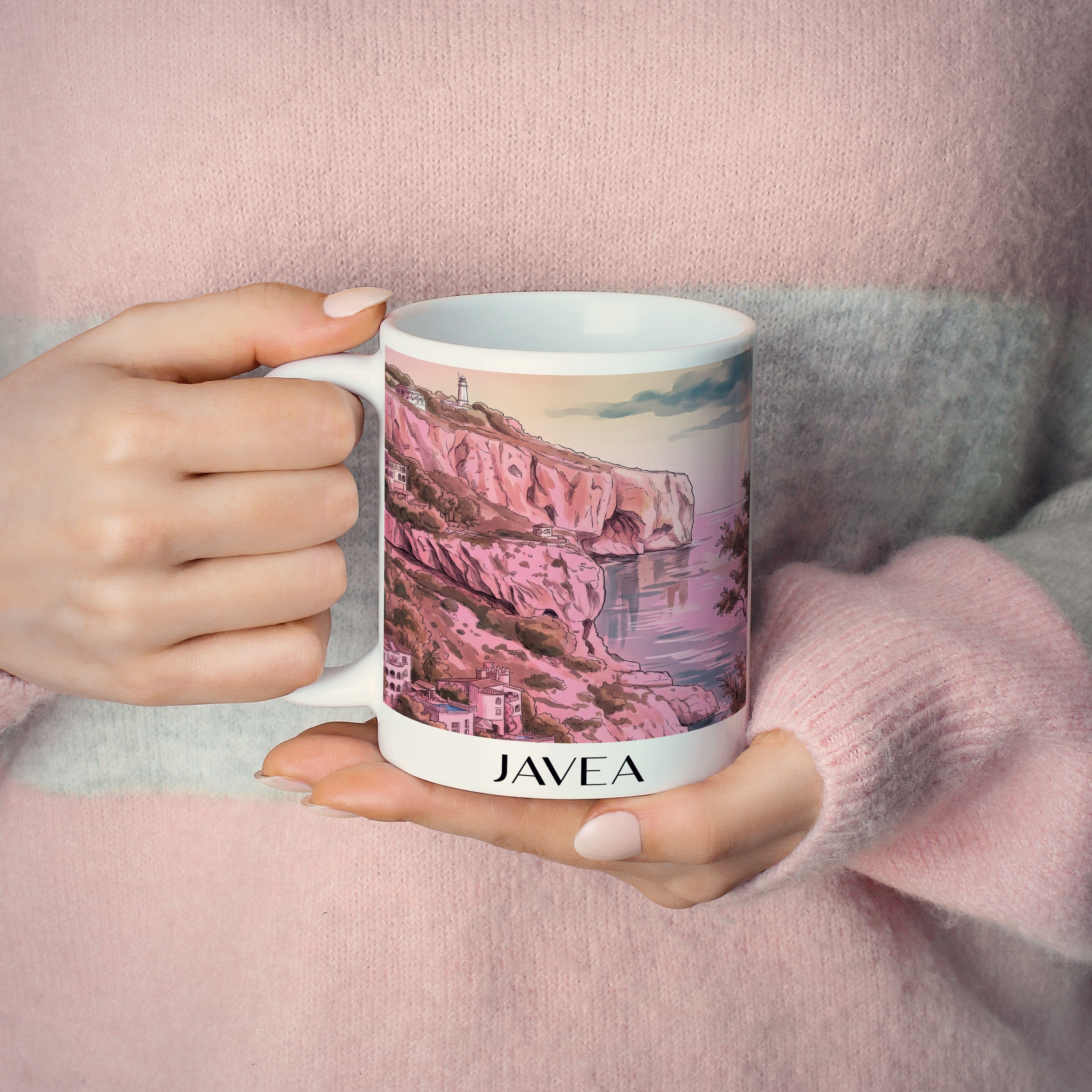 javea-spanien-spanien-und-spanien-kaffeebecher-aquarell-pink-rosa