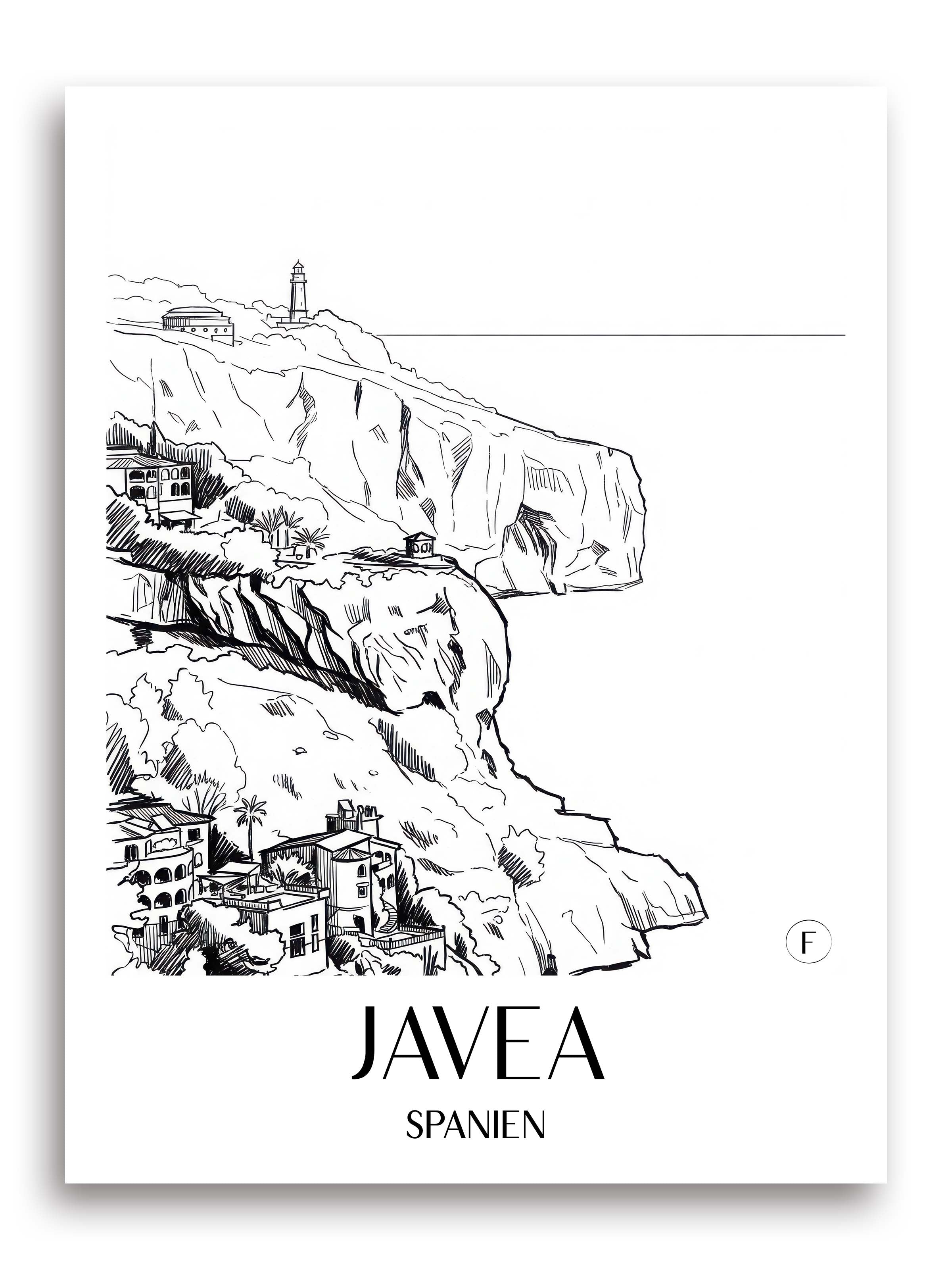 javea-spanien-spanien-poster-skizze
