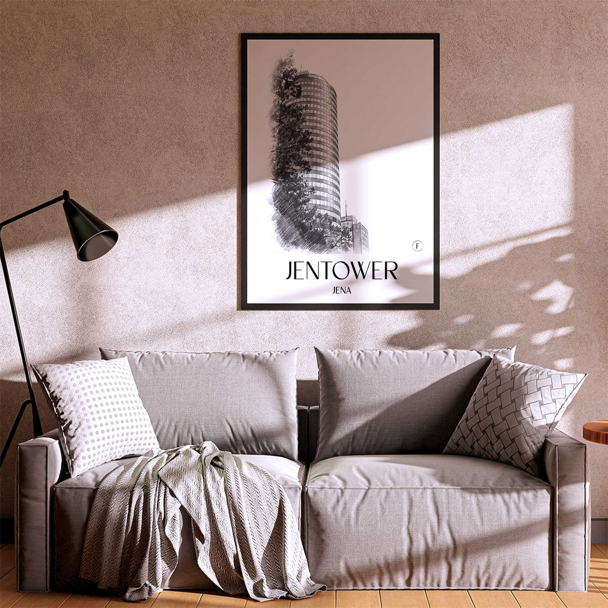 jentower-jena-deutschland-poster-bleistift-zeichnung-drawing