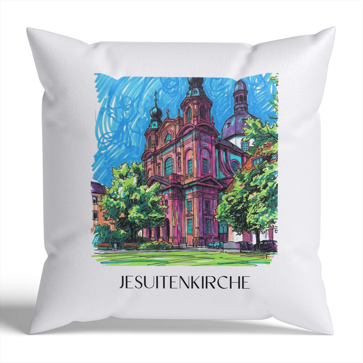 jesuitenkirche-mannheim-deutschland-kissenbezug-graffiti