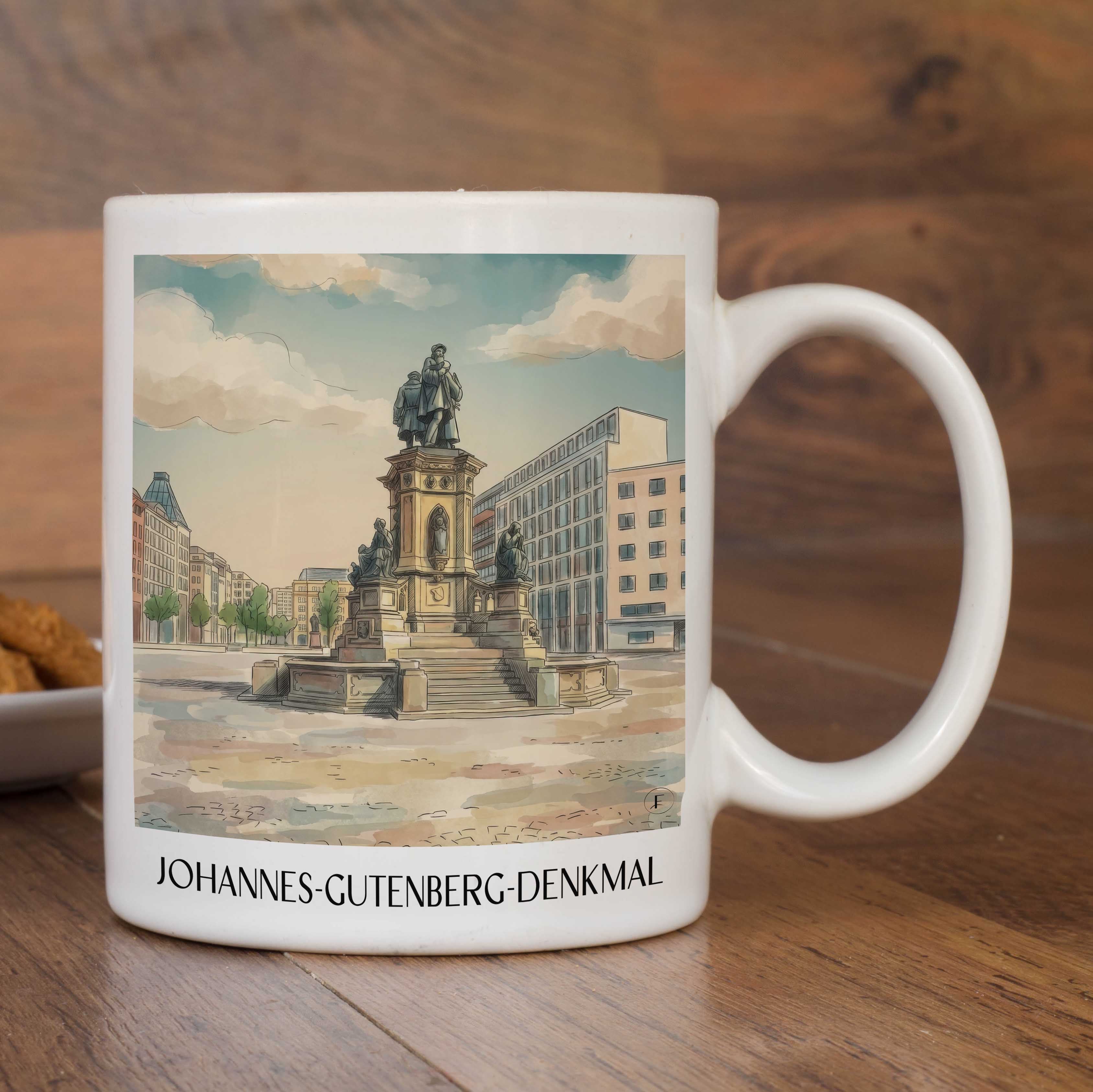 johannes-gutenberg-denkmal-frankfurt--deutschland-kaffeebecher-aquarell