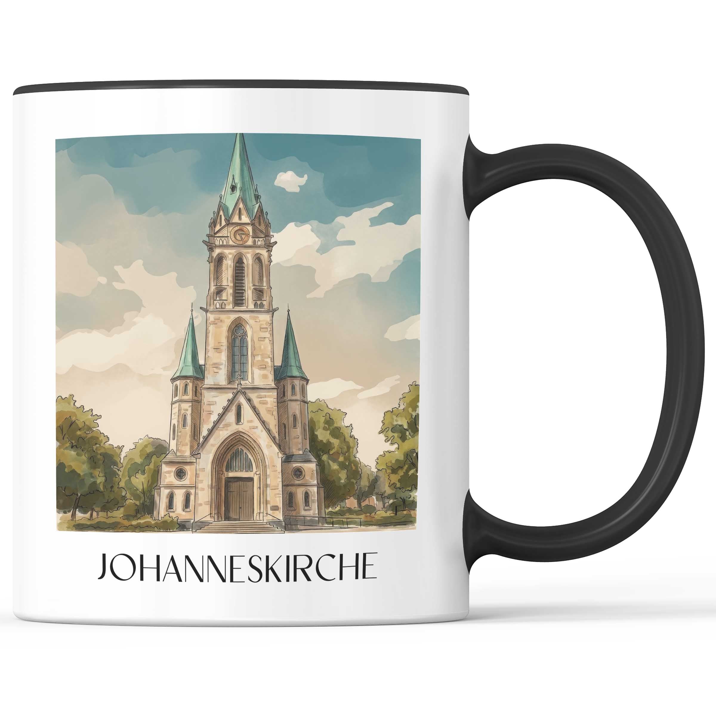 johanneskirche-darmstadt-deutschland-kaffeebecher-aquarell