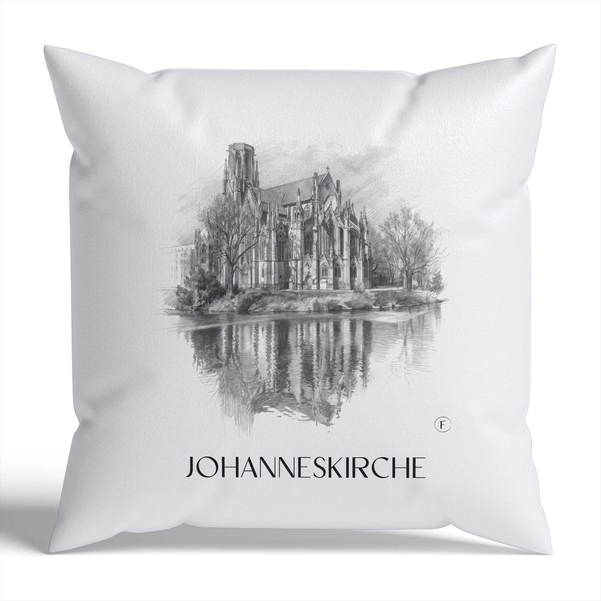 johanneskirche-stuttgart-deutschland-kissenbezug-bleistift-zeichnung-drawing