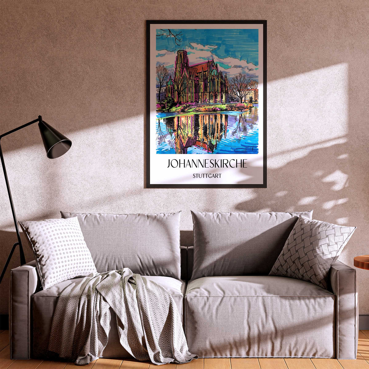 johanneskirche-stuttgart-deutschland-poster-graffiti