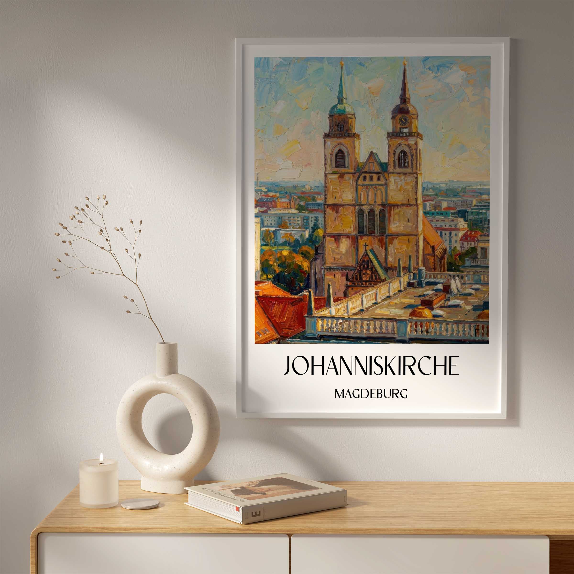 johanniskirche-magdeburg-deutschland-poster-oil-painting-oelgemaelde