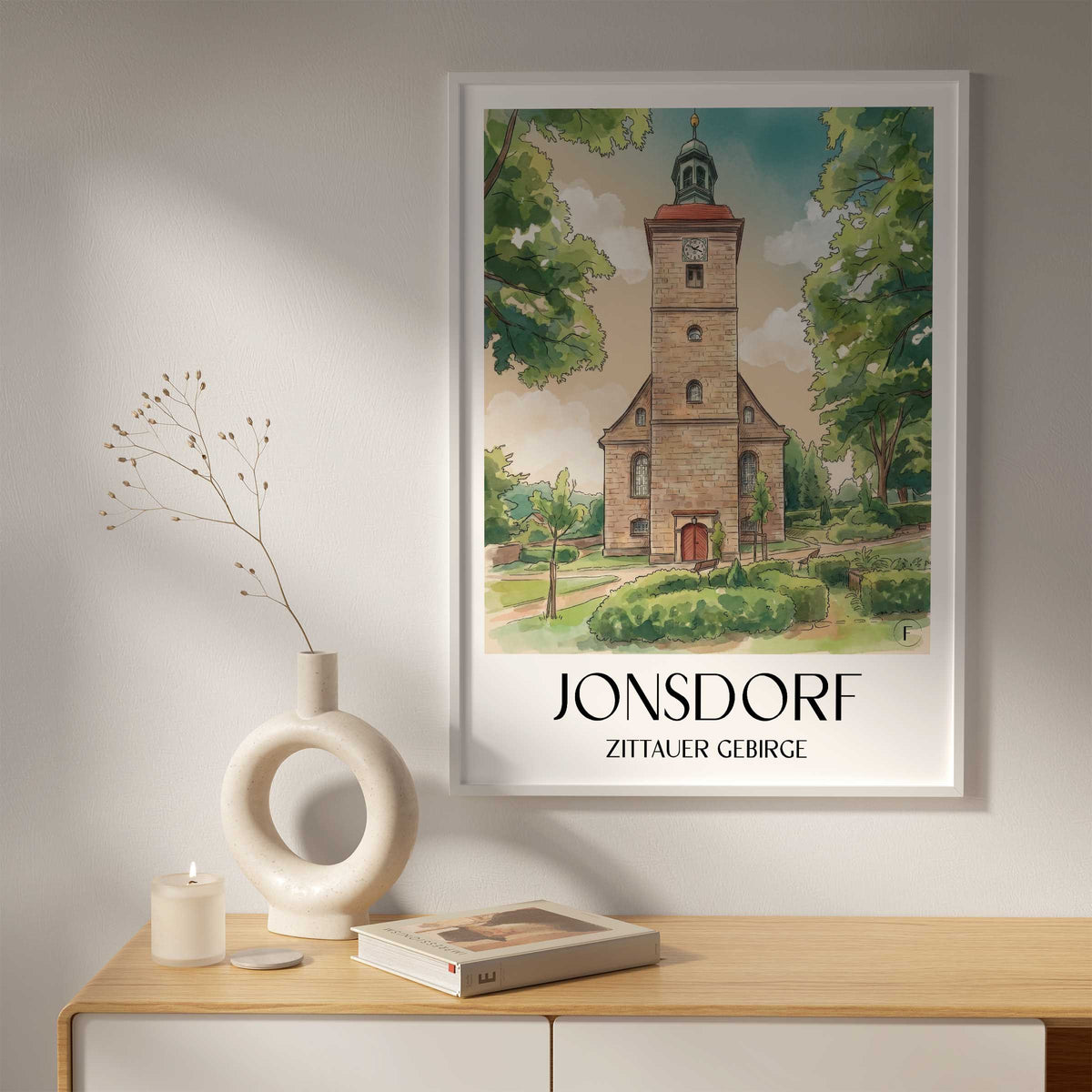 jonsdorf-zittauer-gebirge-deutschland-poster-aquarell