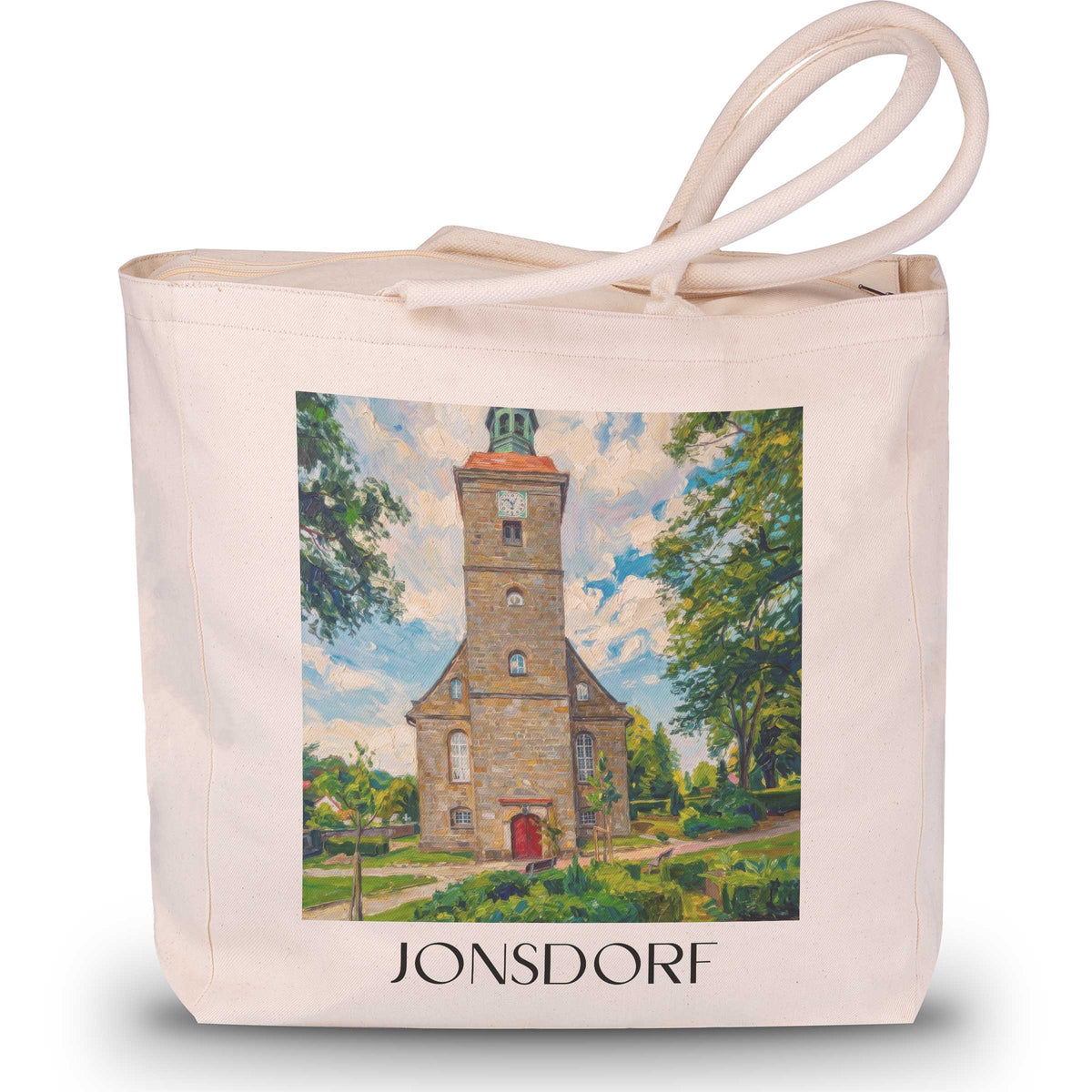 jonsdorf-zittauer-gebirge-deutschland-einkaufstasche-oil-painting-oelgemaelde