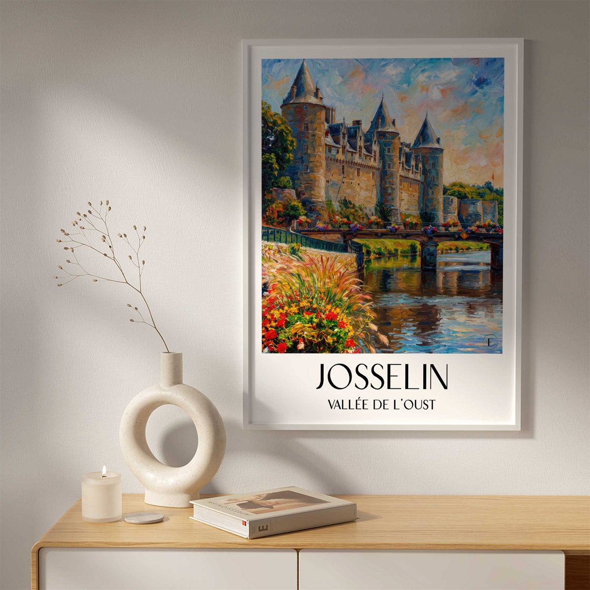 josselin-vallée-de-l'oust-frankreich-poster-oil-painting-oelgemaelde