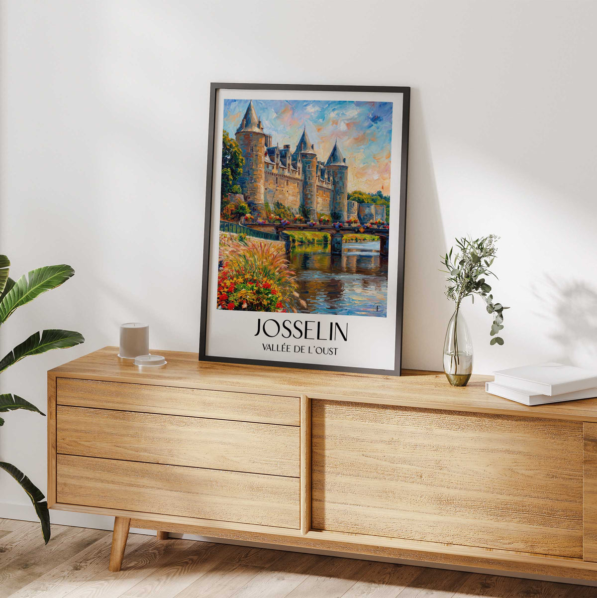 josselin-vallée-de-l'oust-frankreich-poster-oil-painting-oelgemaelde