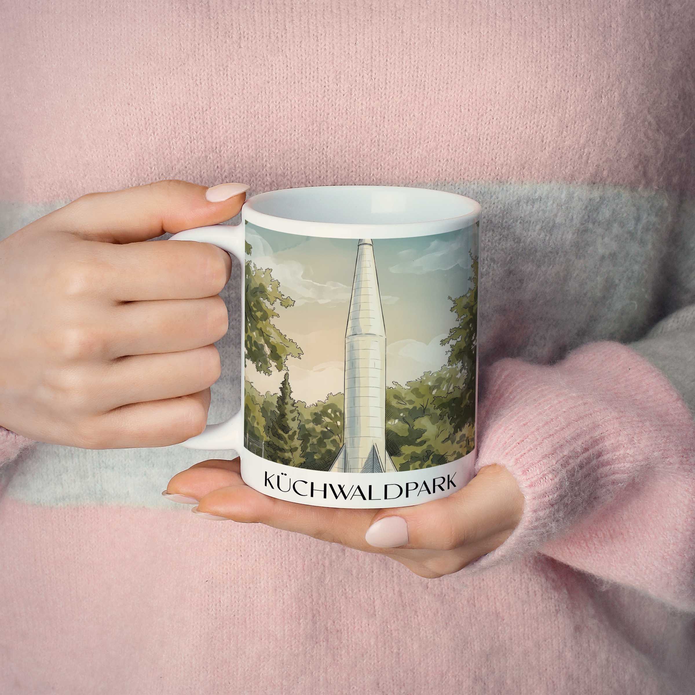 küchwaldpark-chemnitz-deutschland-kaffeebecher-aquarell
