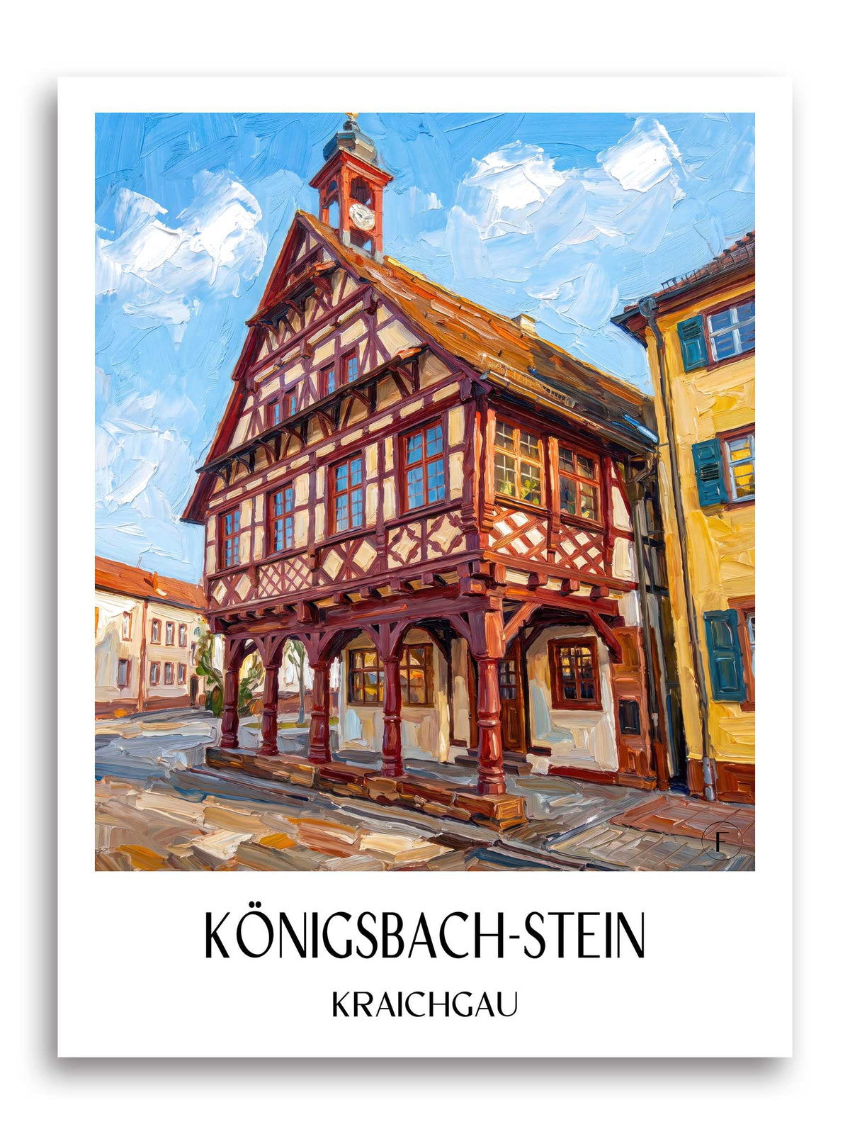 königsbach-stein-kraichgau-deutschland-poster-oil-painting-oelgemaelde