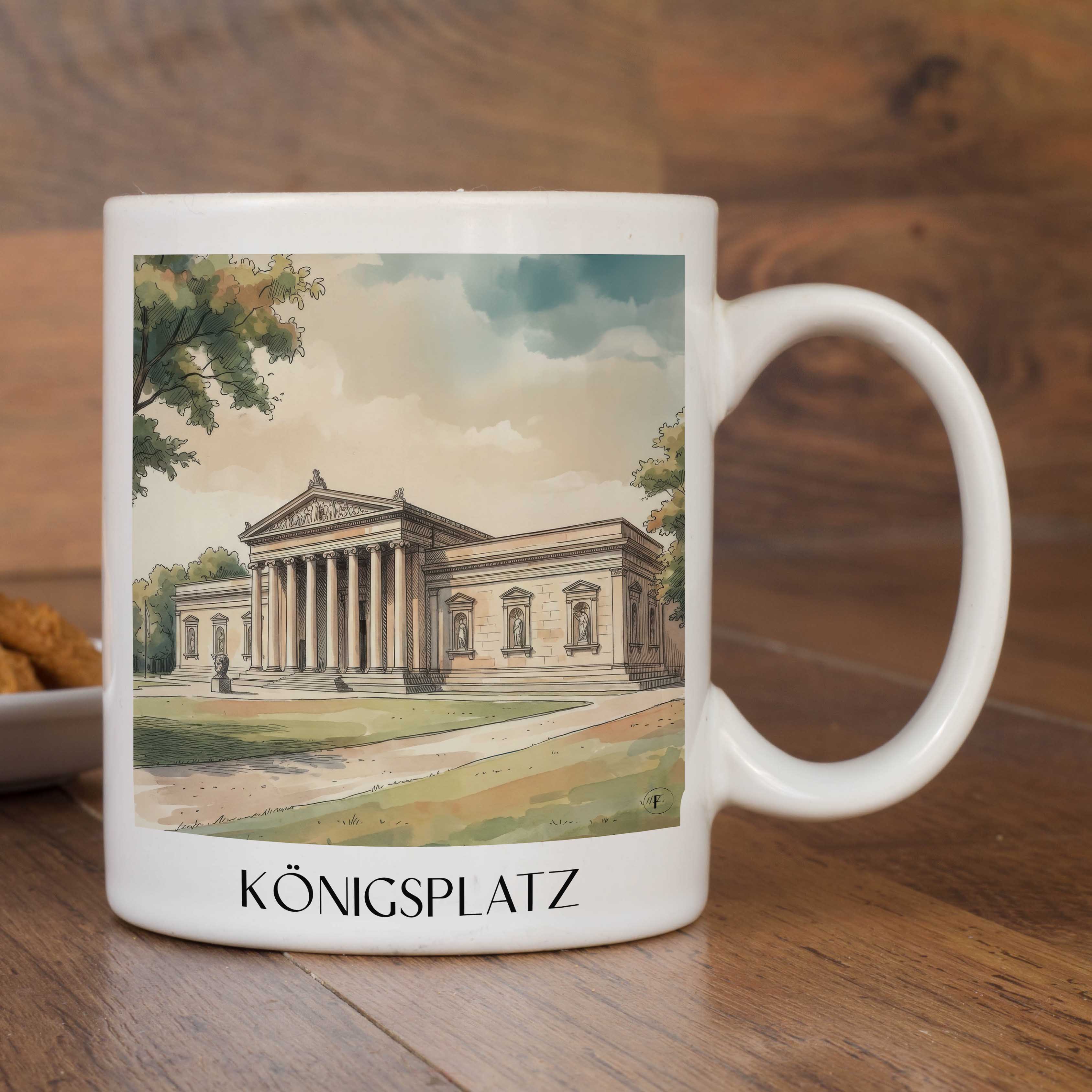 königsplatz-münchen-deutschland-kaffeebecher-aquarell