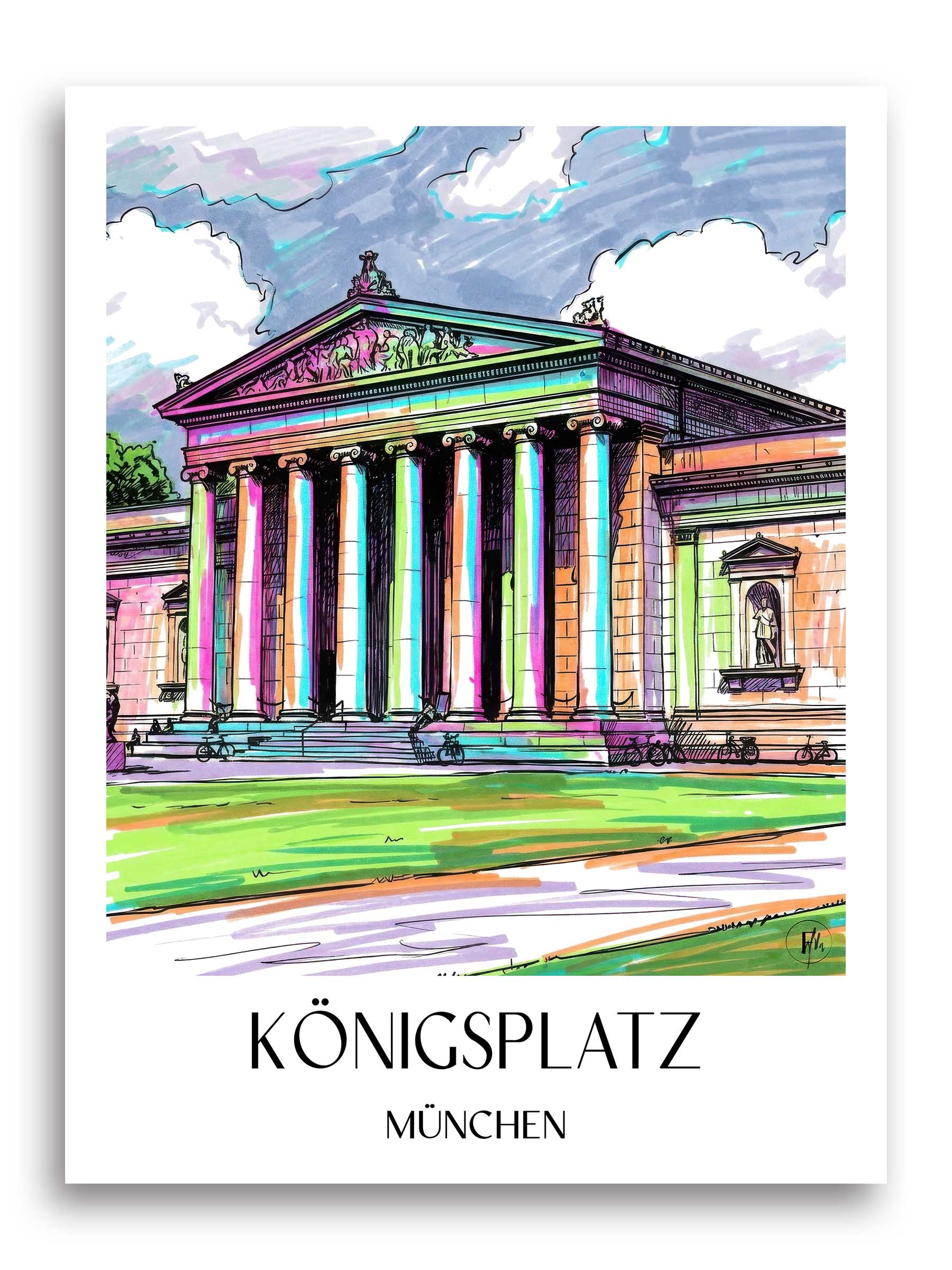 königsplatz-münchen-deutschland-poster-graffiti