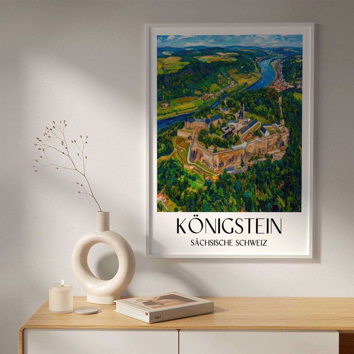 königstein-sächsische-schweiz-deutschland-poster-oil-painting-oelgemaelde