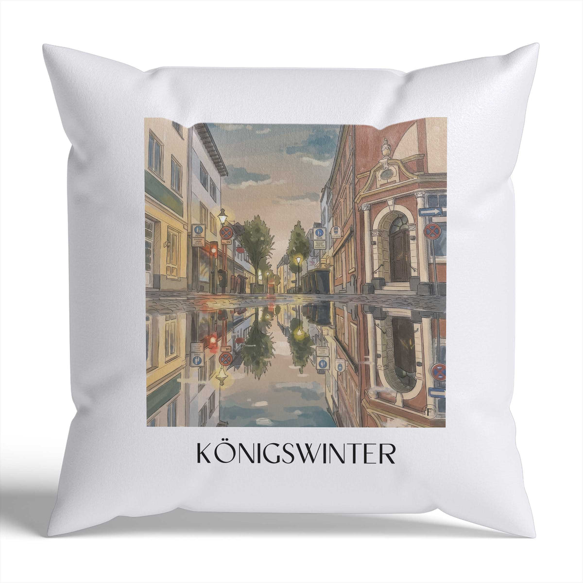 königswinter-rheinland-deutschland-kissenbezug-aquarell
