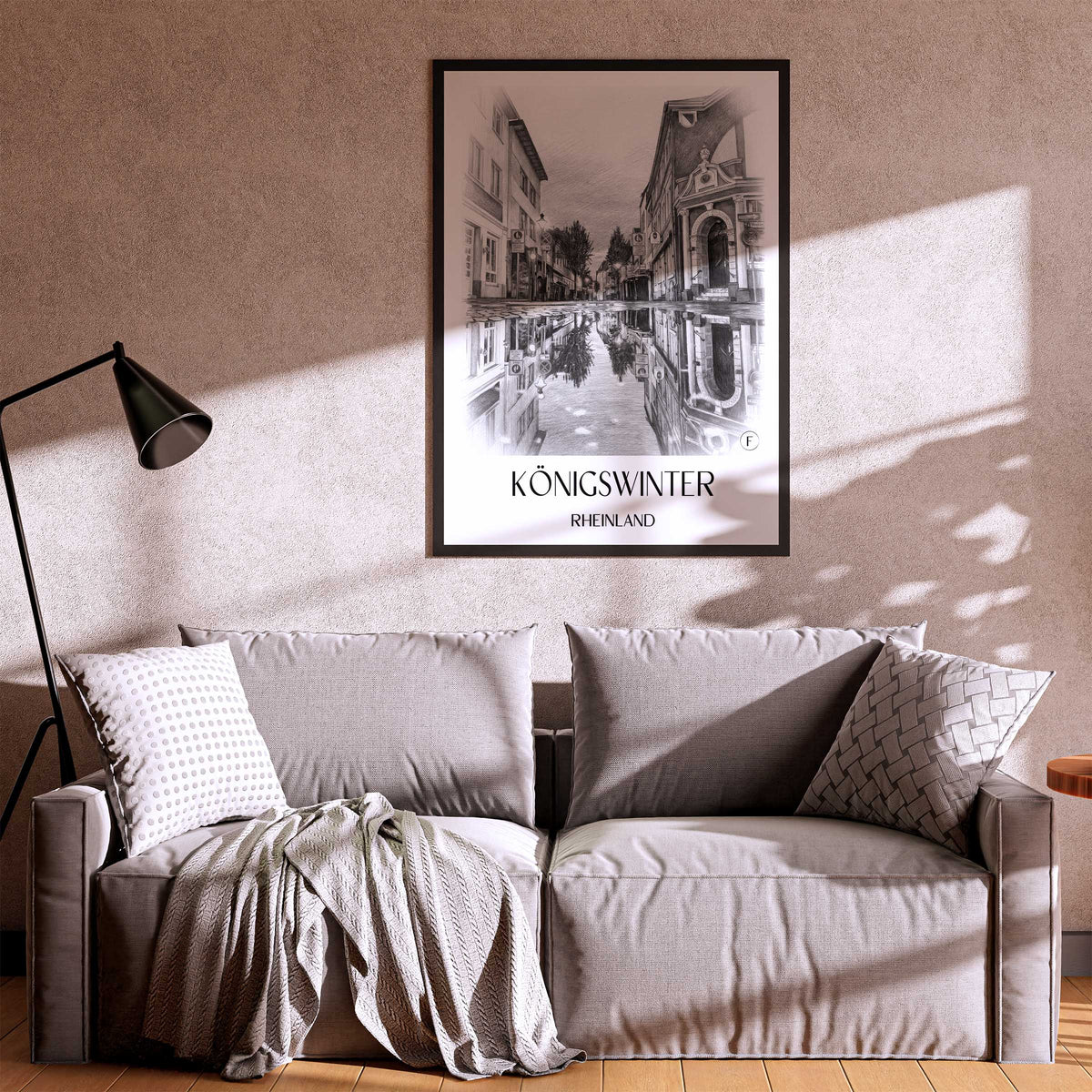 königswinter-rheinland-deutschland-poster-bleistift-zeichnung-drawing
