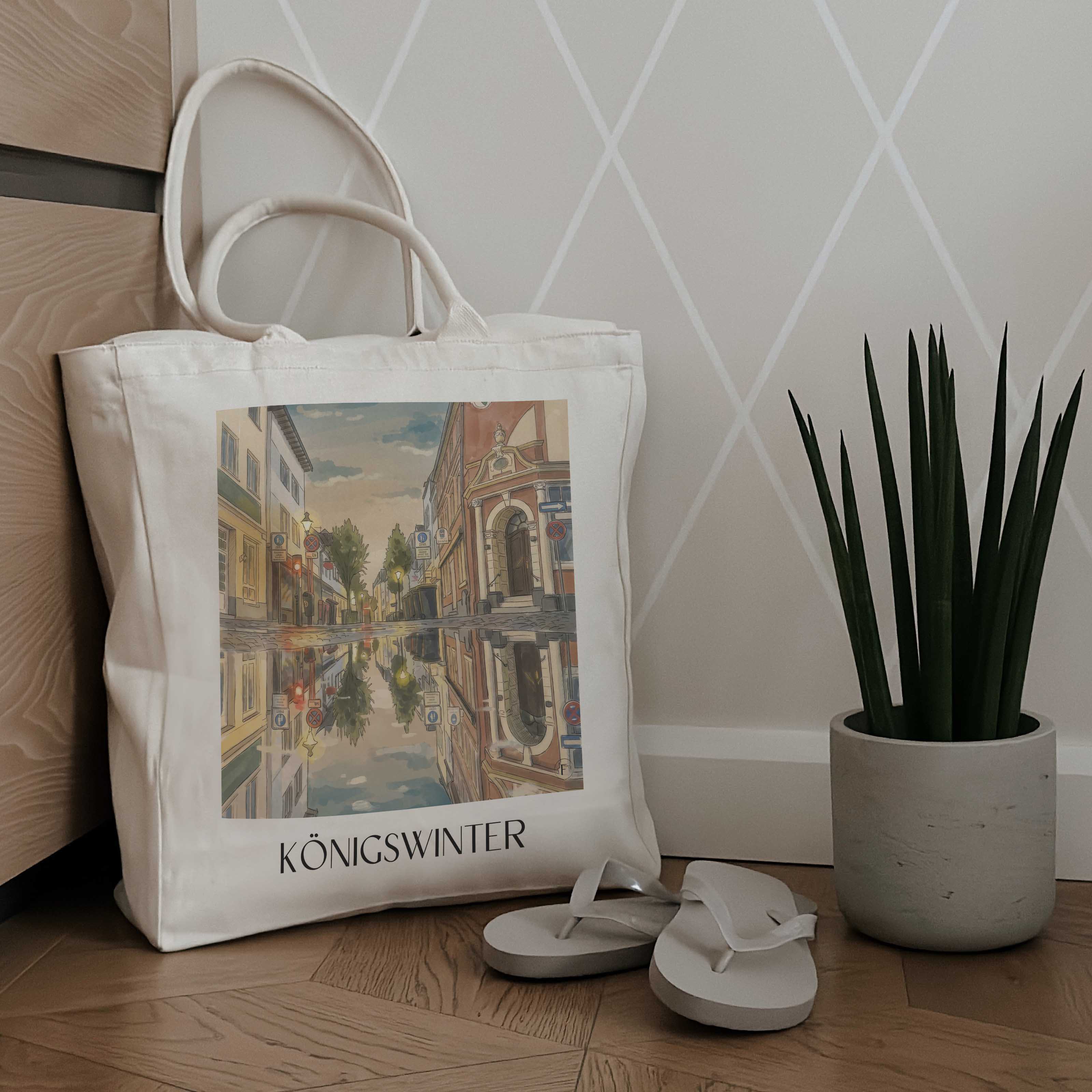 königswinter-rheinland-deutschland-einkaufstasche-aquarell