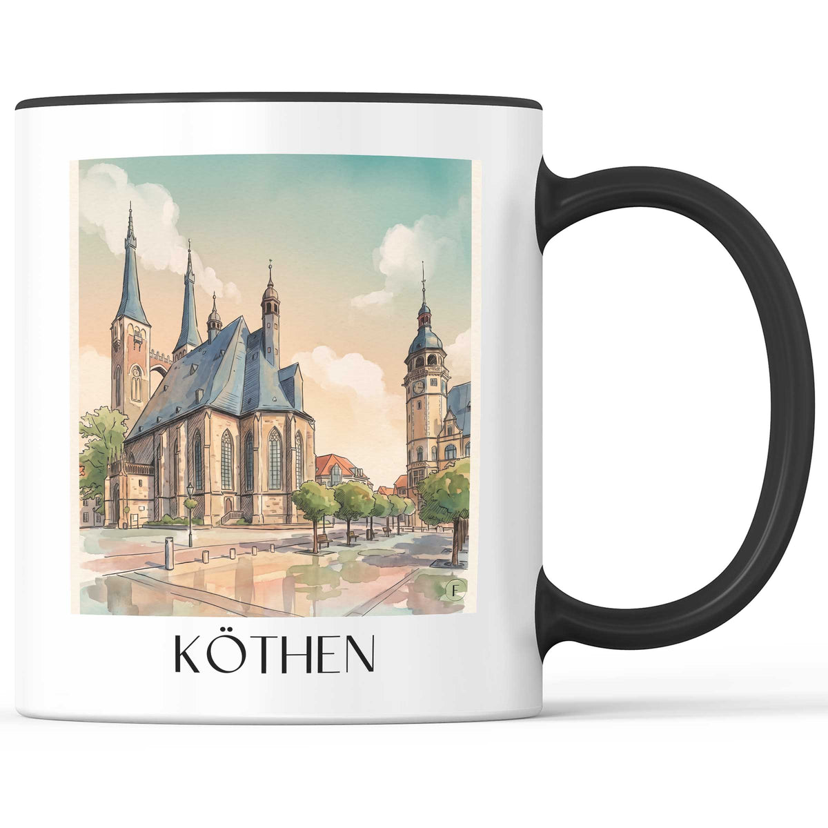 köthen--anhalt-deutschland-kaffeebecher-aquarell