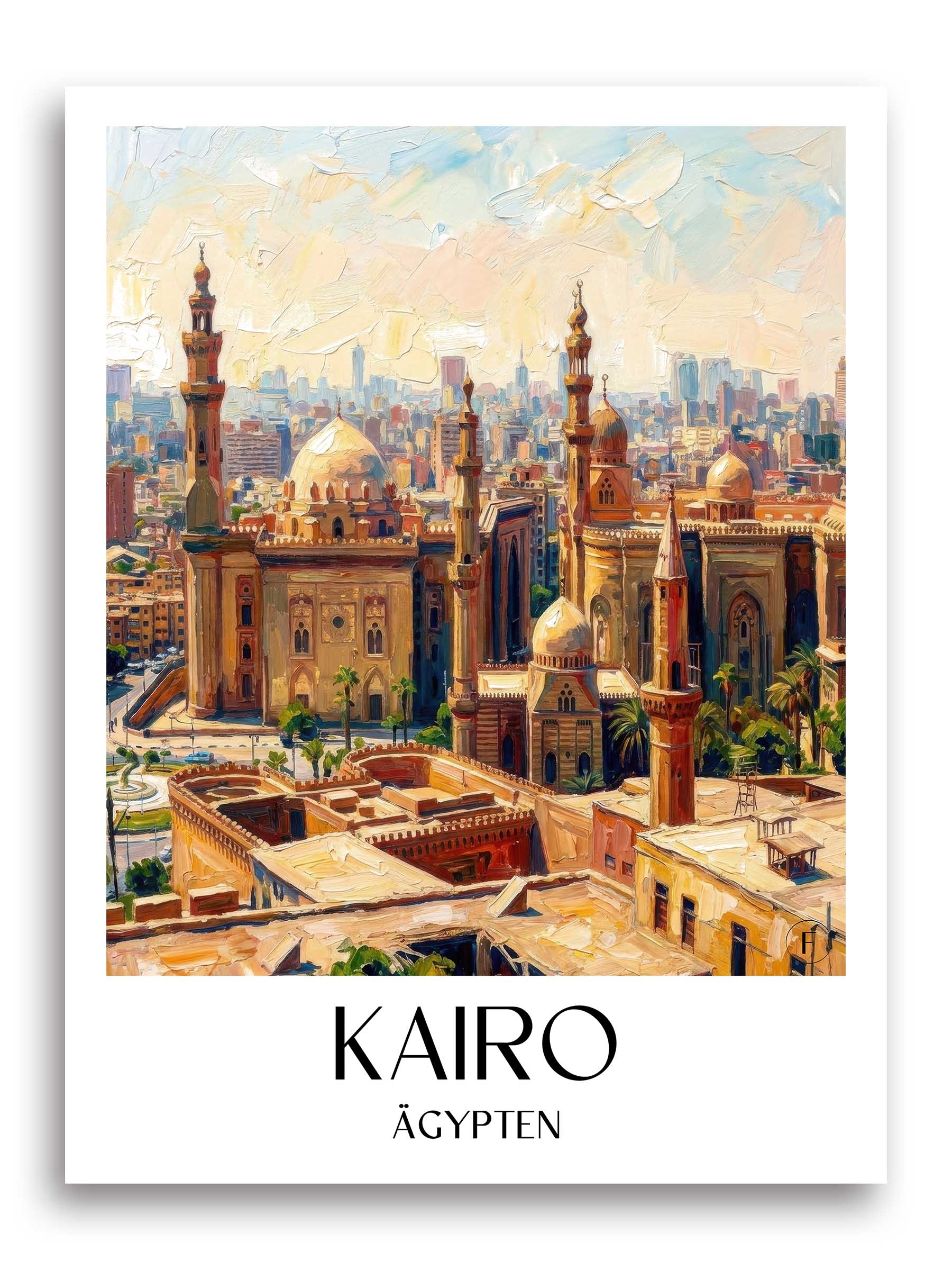 kairo-ägypten-poster-oil-painting-oelgemaelde