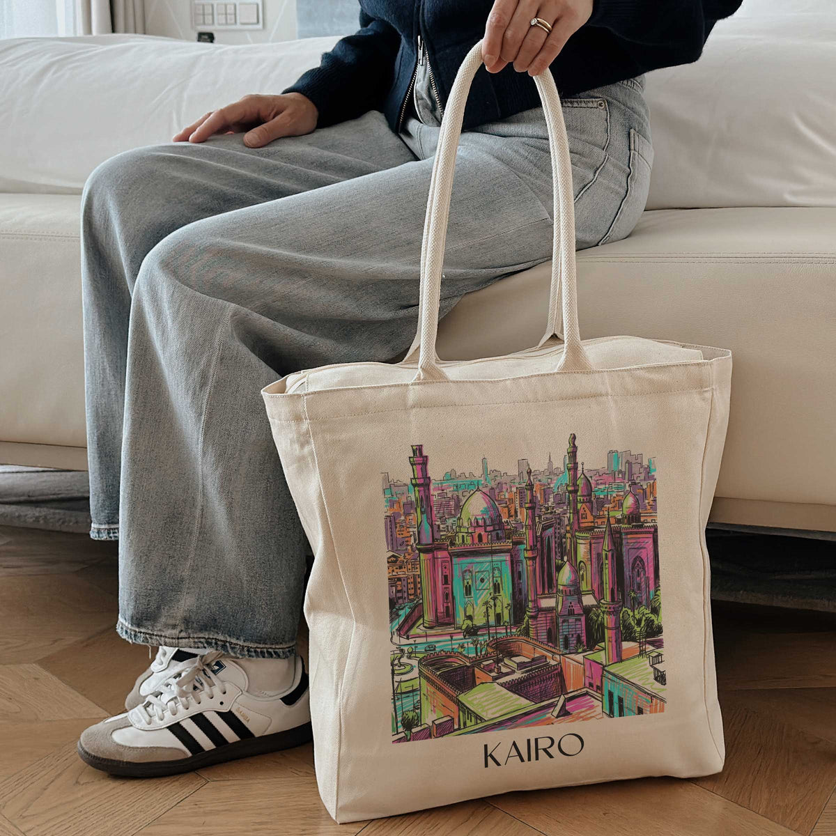 kairo-ägypten-einkaufstasche-graffiti