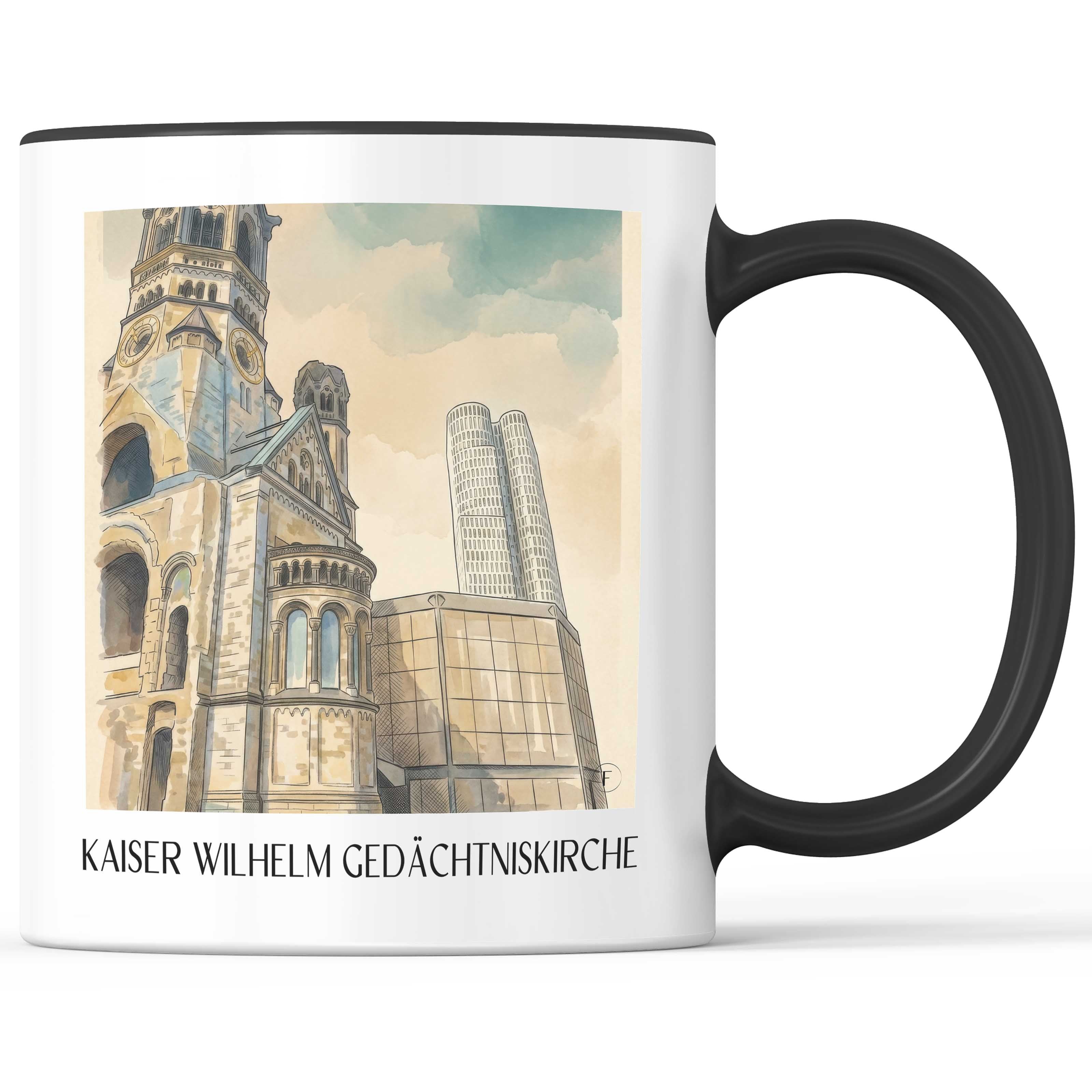 kaiser-wilhelm-gedächtniskirche-berlin-deutschland-kaffeebecher-aquarell
