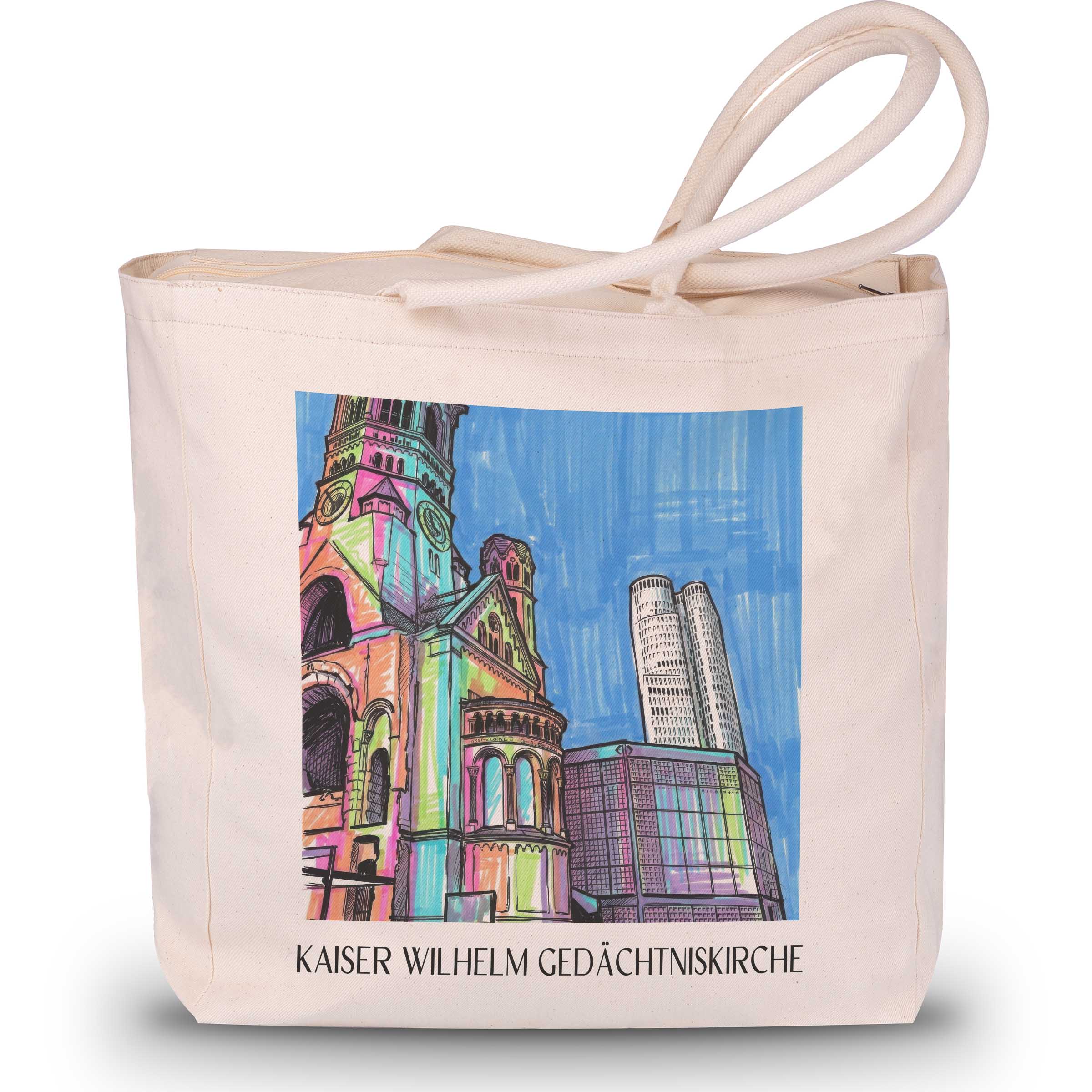kaiser-wilhelm-gedächtniskirche-berlin-deutschland-einkaufstasche-graffiti