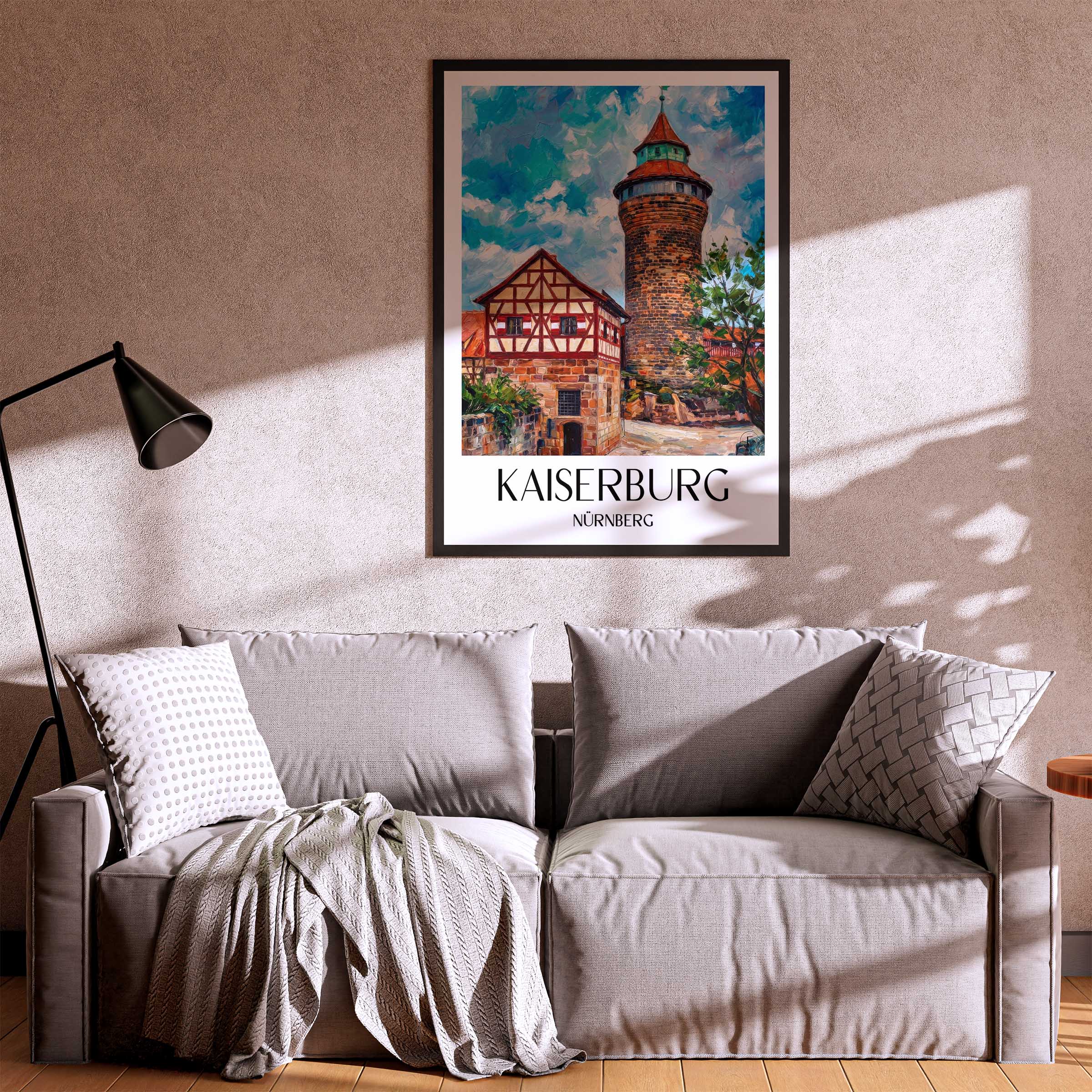 kaiserburg-nürnberg-deutschland-poster-oil-painting-oelgemaelde