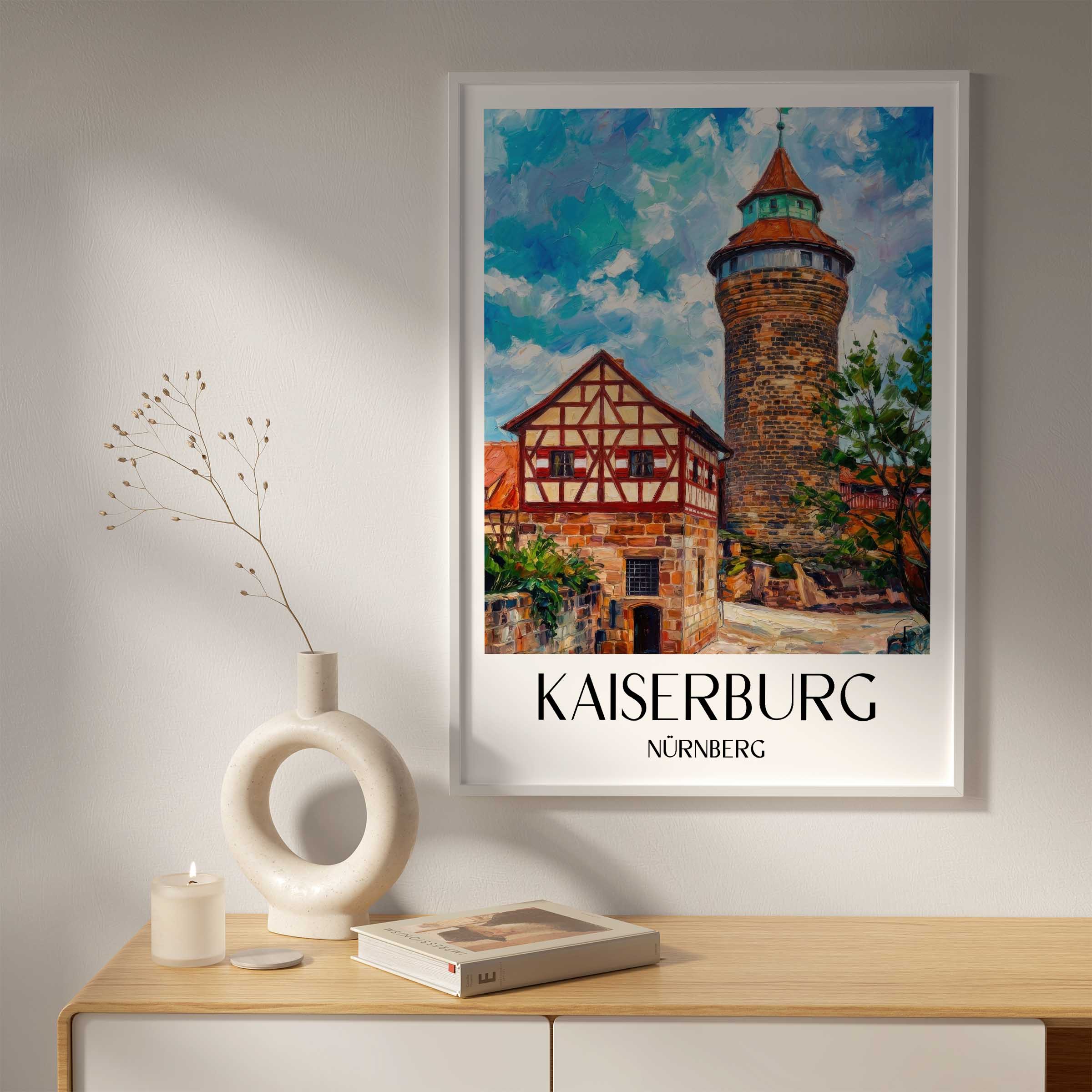 kaiserburg-nürnberg-deutschland-poster-oil-painting-oelgemaelde