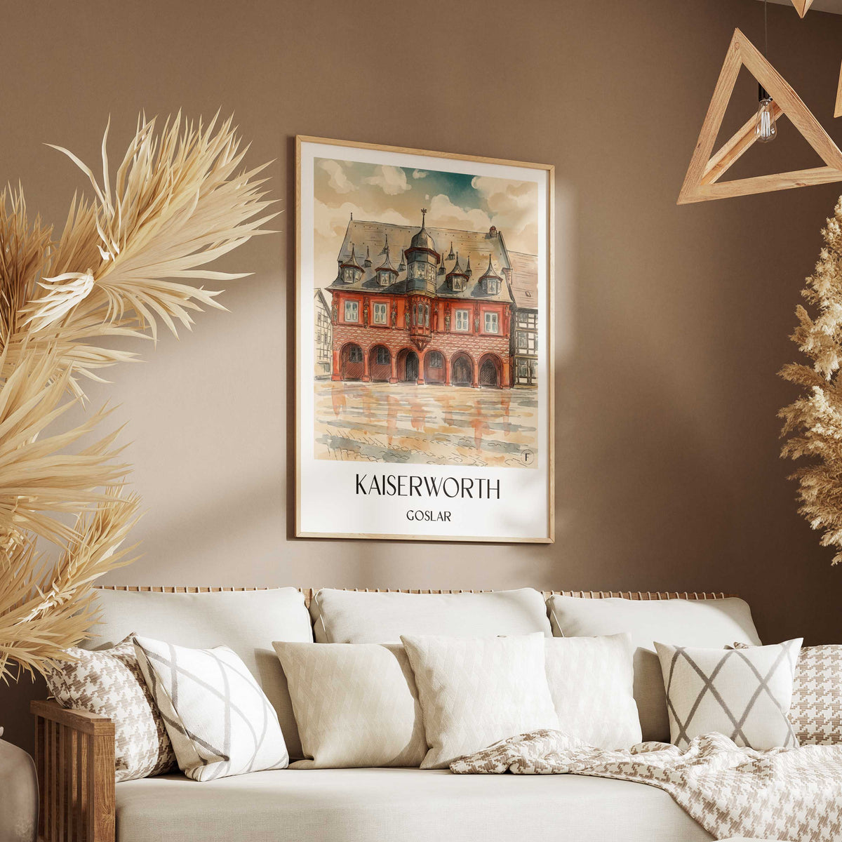 kaiserworth-goslar-deutschland-poster-aquarell