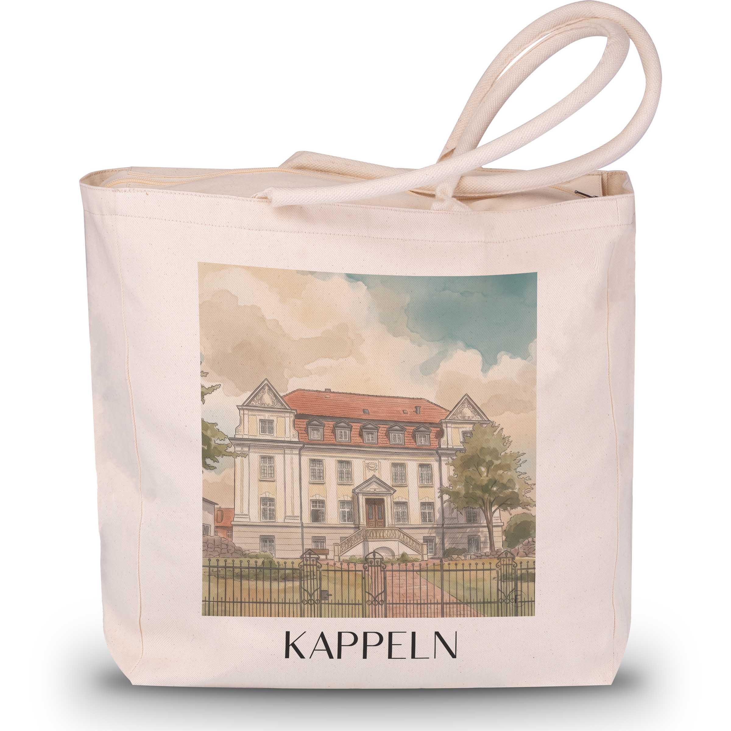 kappeln-schleswig-deutschland-einkaufstasche-aquarell
