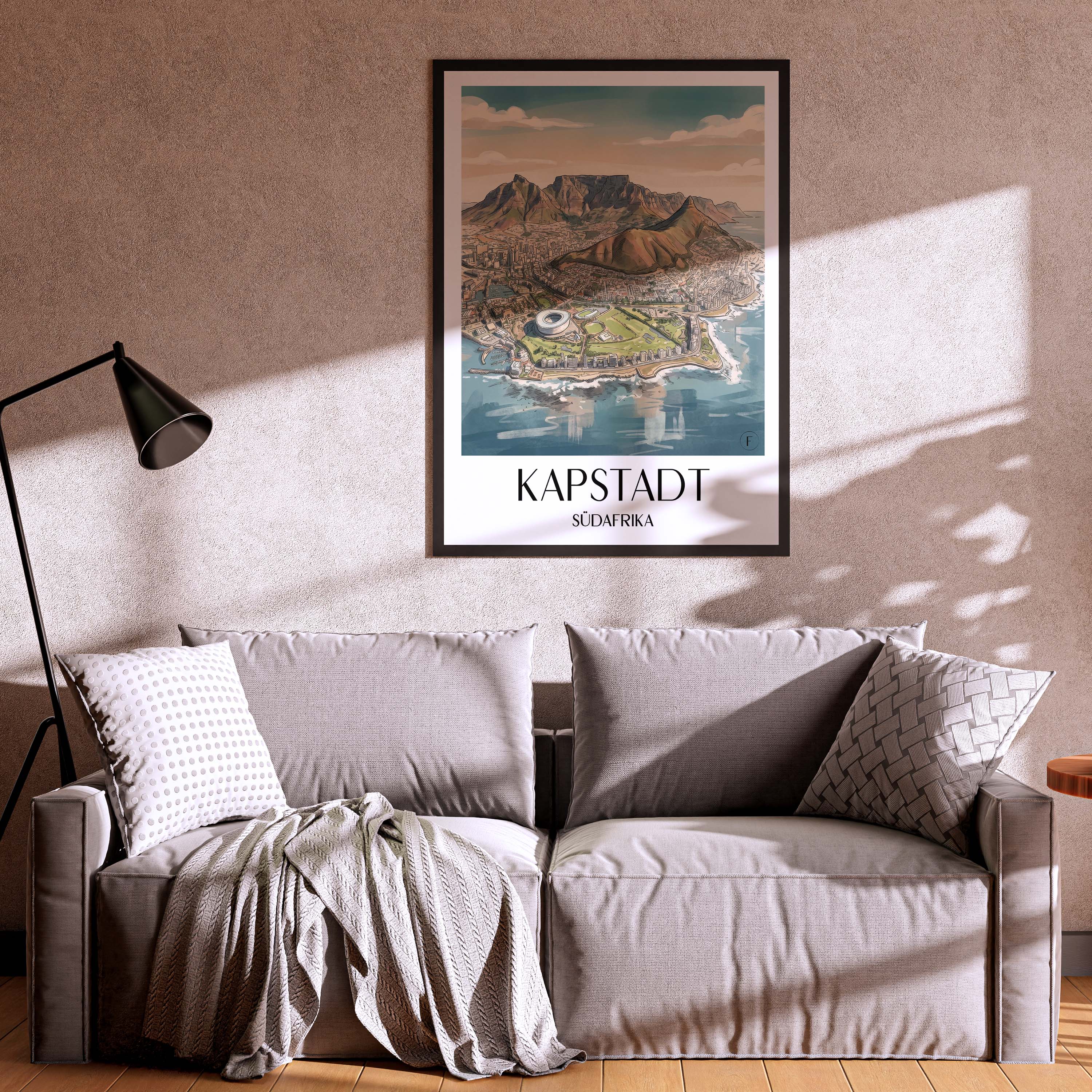 kapstadt-südafrika-poster-aquarell