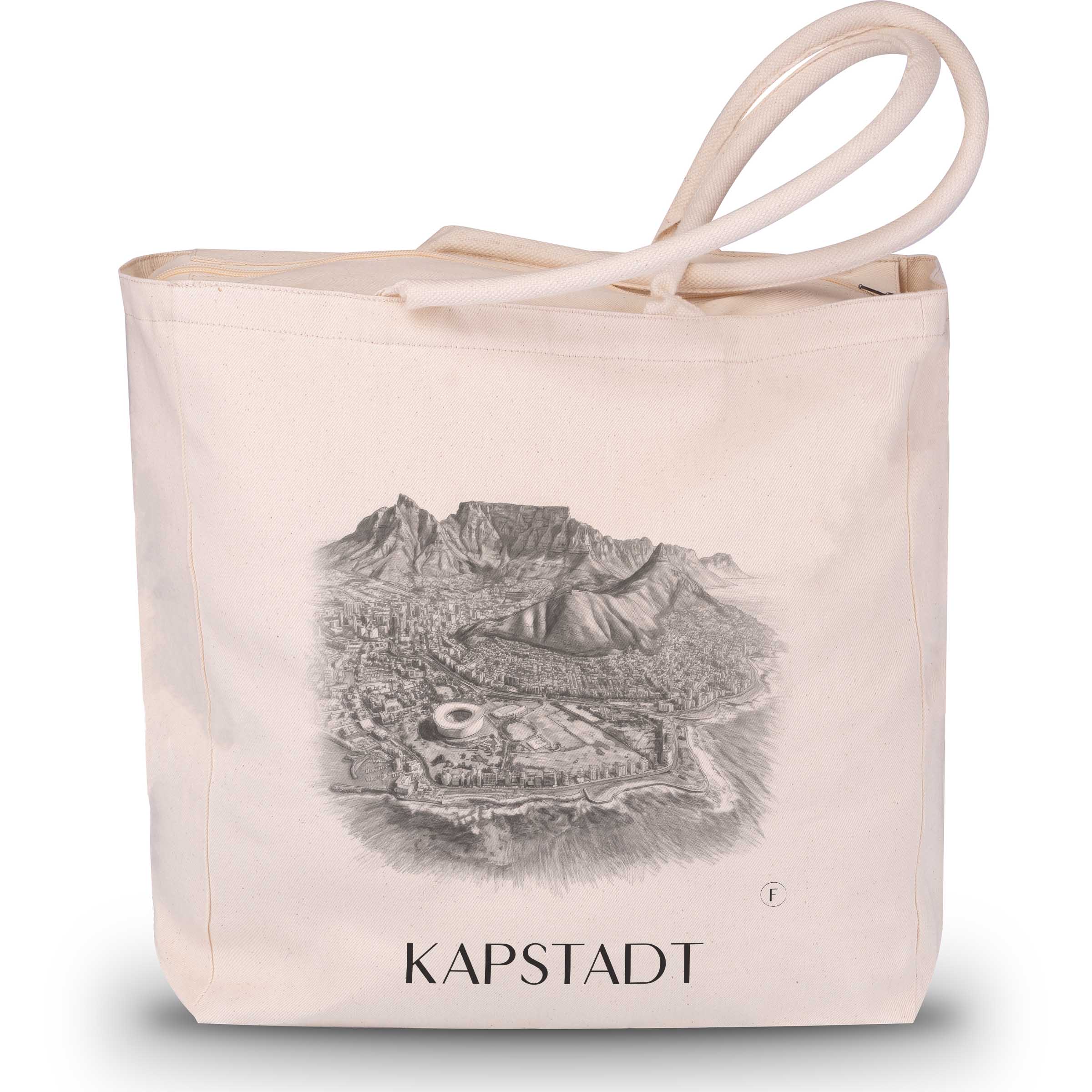 kapstadt-südafrika-einkaufstasche-bleistift-zeichnung-drawing