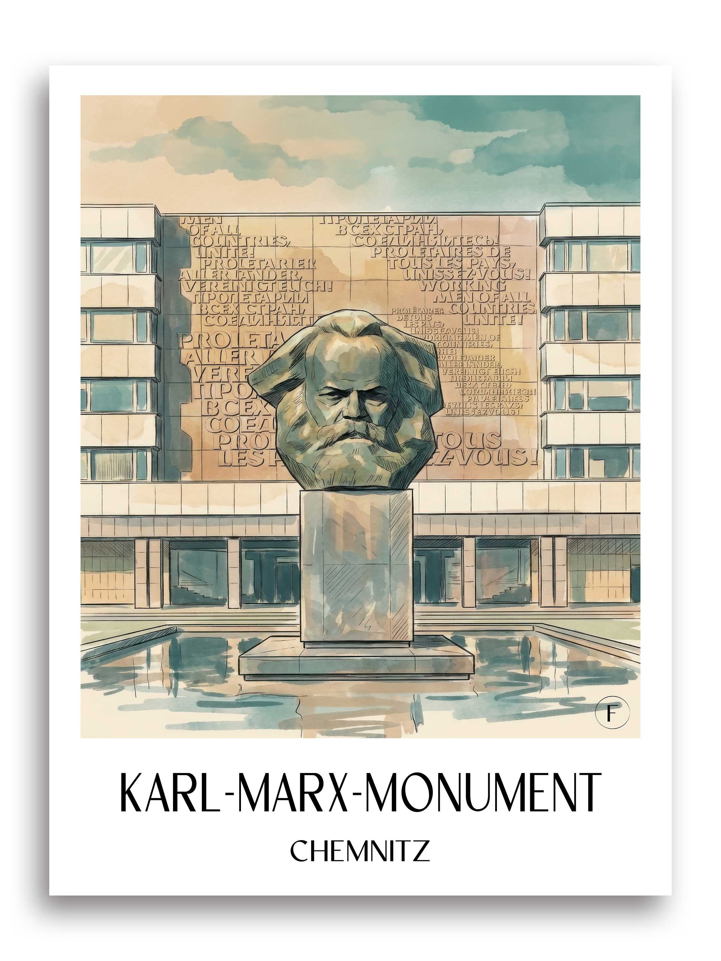 karl-marx-monument-chemnitz-deutschland-poster-aquarell