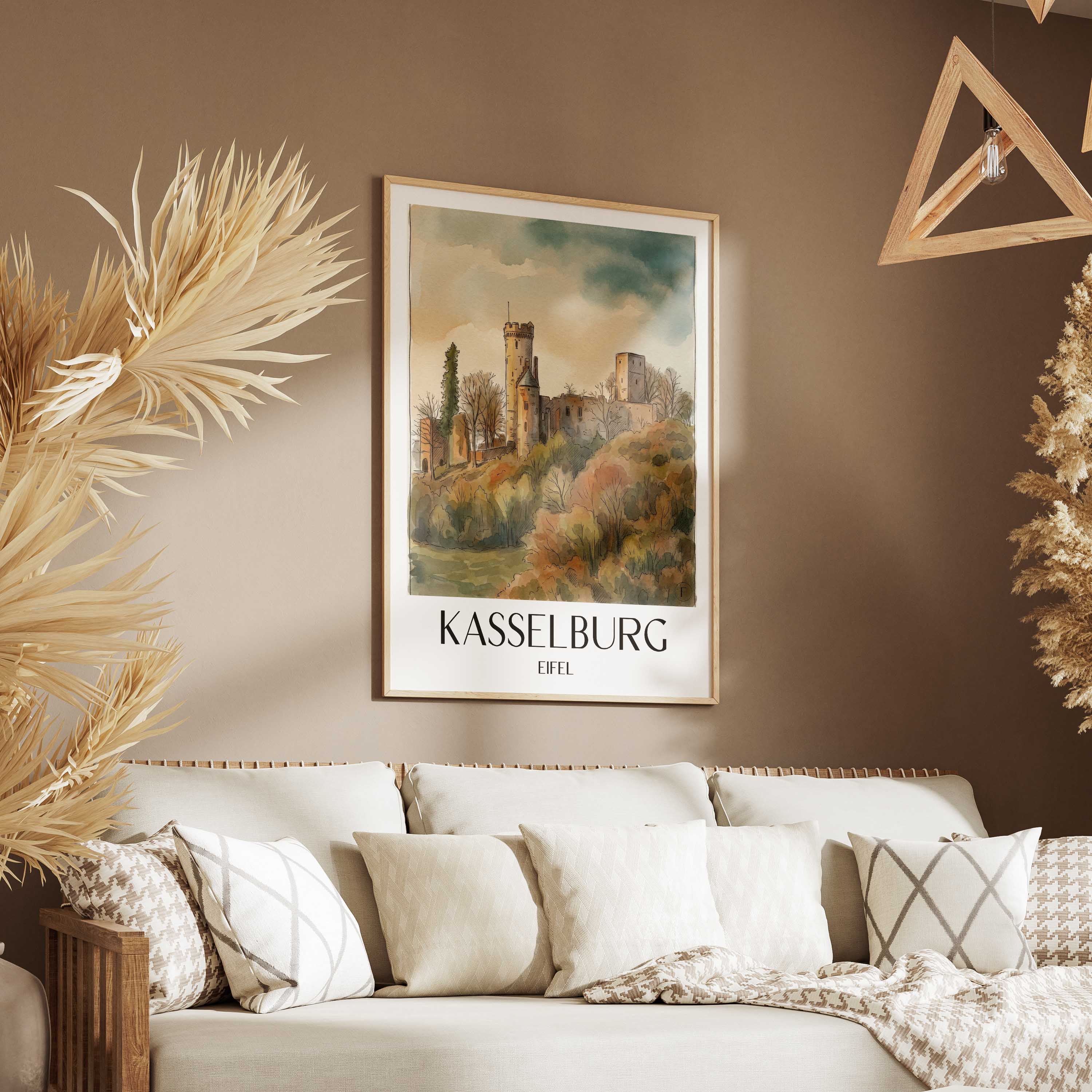 kasselburg-eifel-deutschland-poster-aquarell