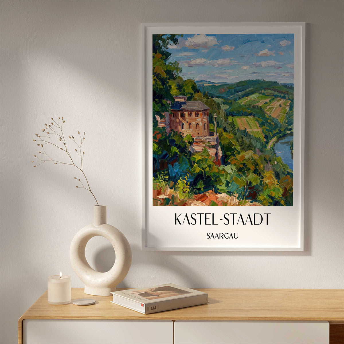 kastel-staadt-saargau-deutschland-poster-oil-painting-oelgemaelde