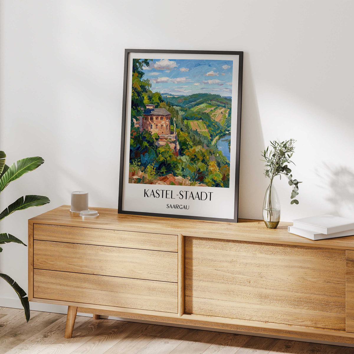 kastel-staadt-saargau-deutschland-poster-oil-painting-oelgemaelde