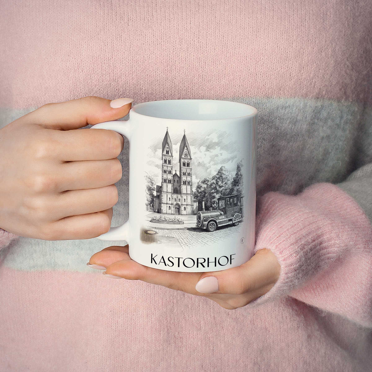 kastorhof-koblenz-deutschland-kaffeebecher-bleistift-zeichnung-drawing