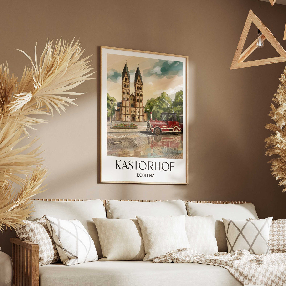 kastorhof-koblenz-deutschland-poster-aquarell