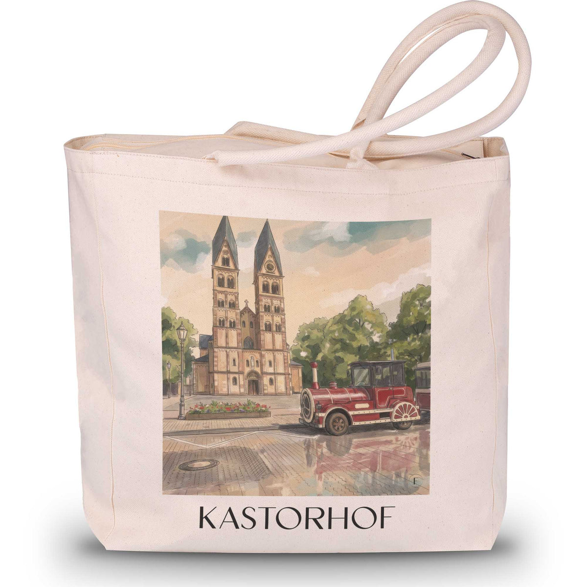 kastorhof-koblenz-deutschland-einkaufstasche-aquarell