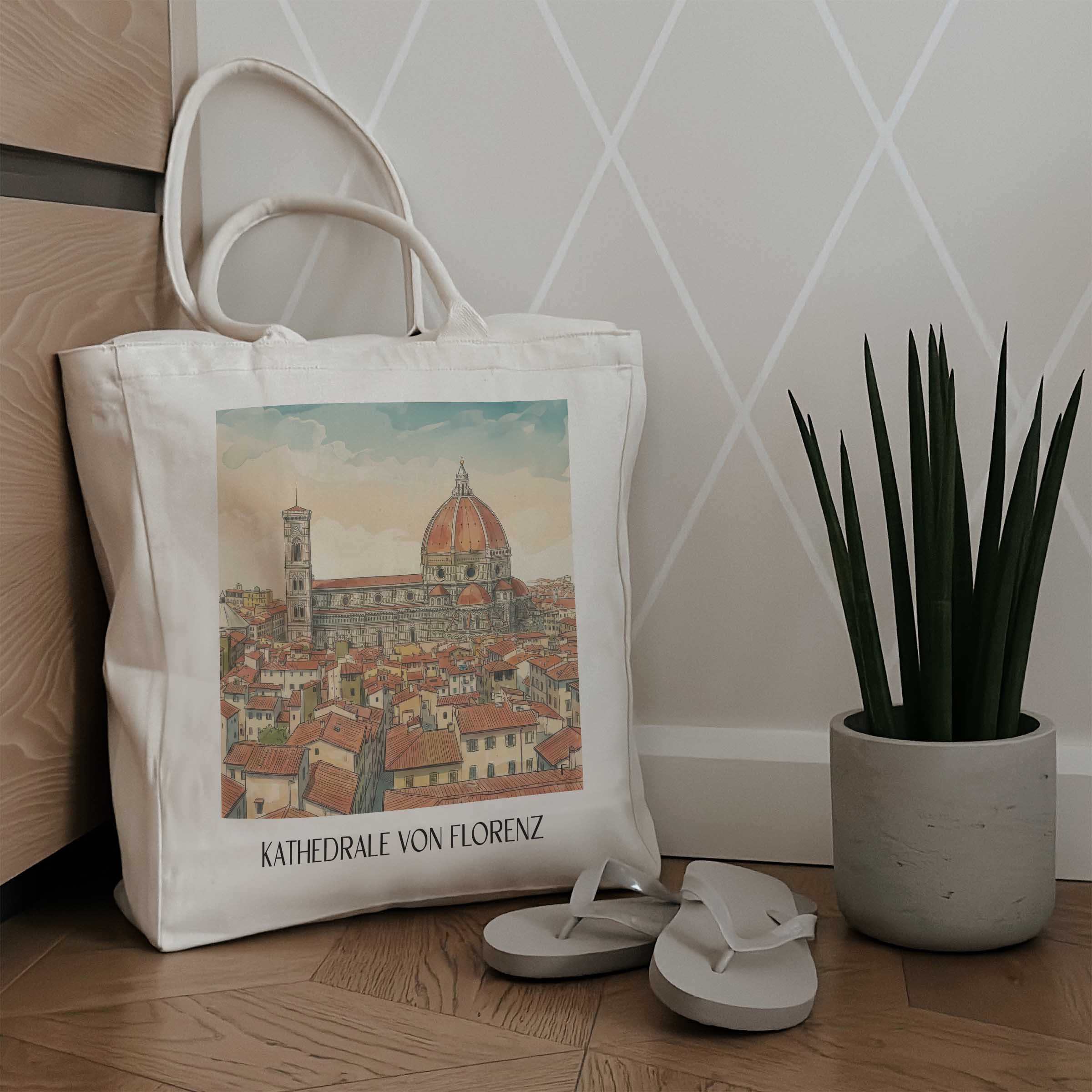 kathedrale-von-florenz-toskana-italien-einkaufstasche-aquarell