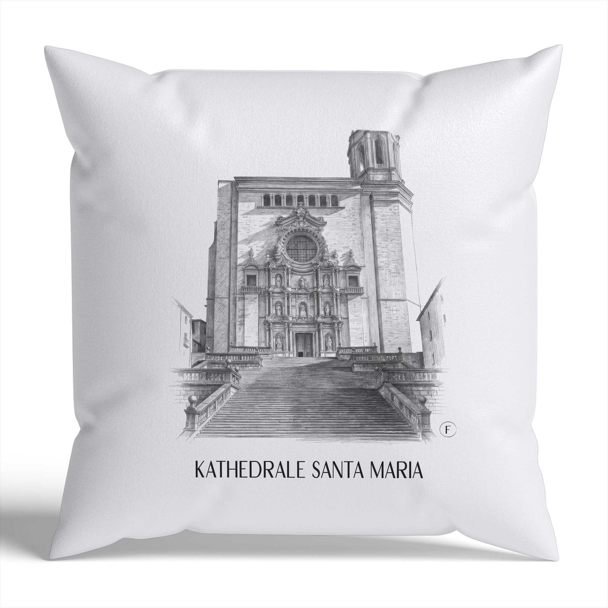 kathedrale-von-girona-spanien-spanien-kissenbezug-bleistift-zeichnung-drawing