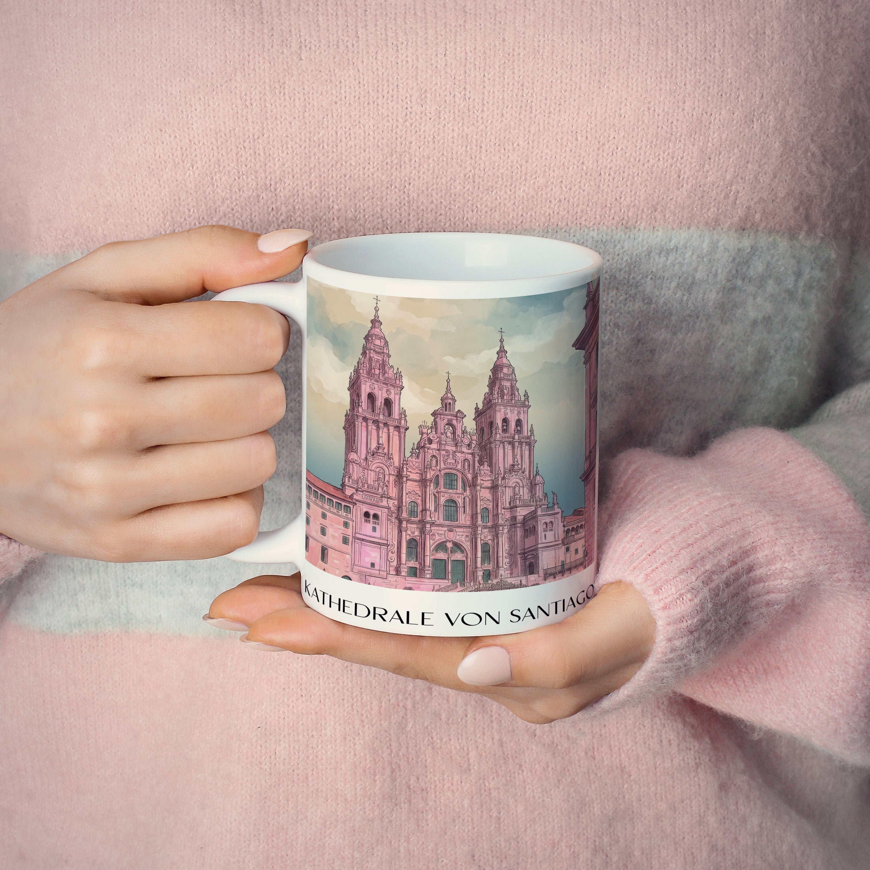 kathedrale-von-santiago-spanien-spanien-kaffeebecher-aquarell-pink-rosa