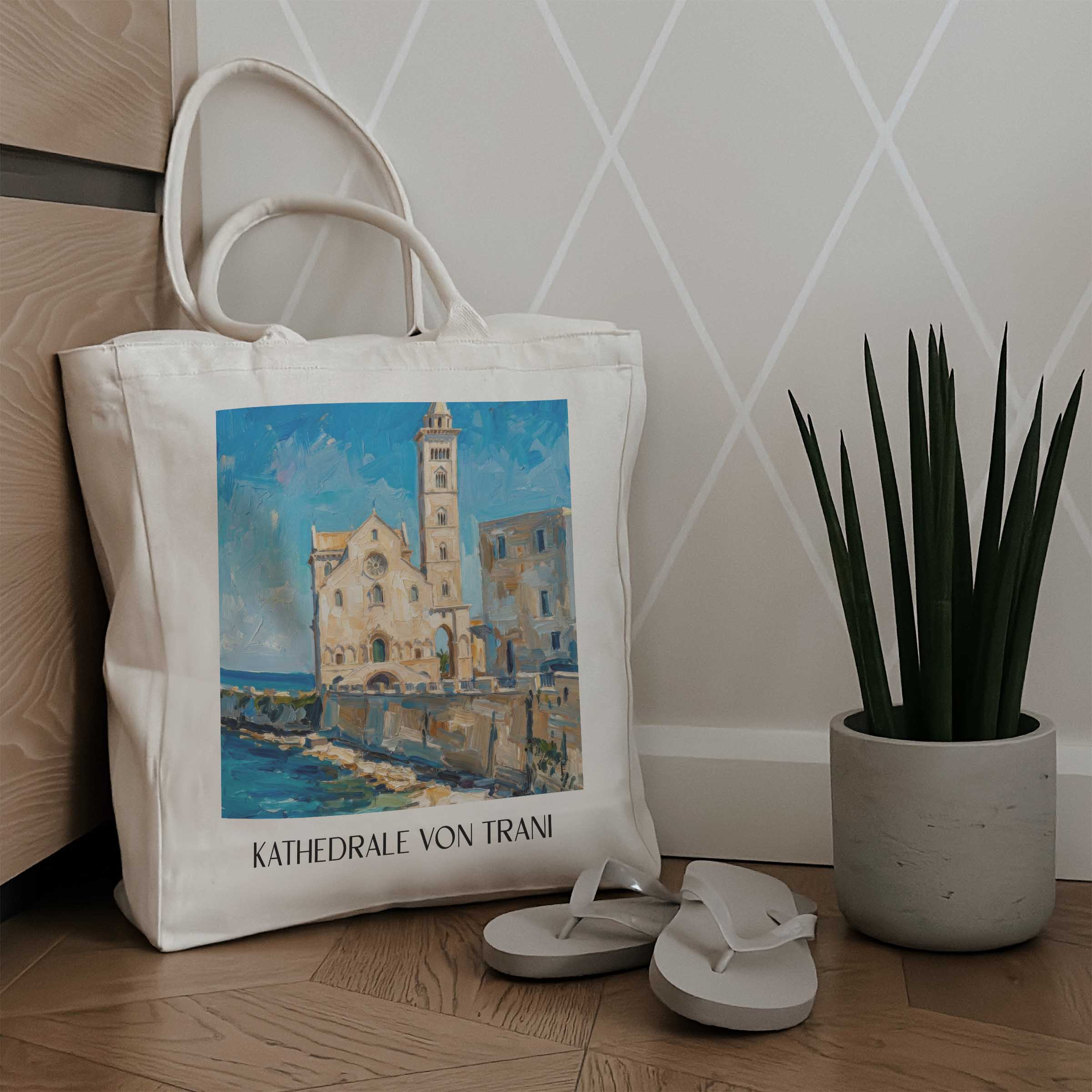 kathedrale-von-trani-apulien-italien-einkaufstasche-oil-painting-oelgemaelde