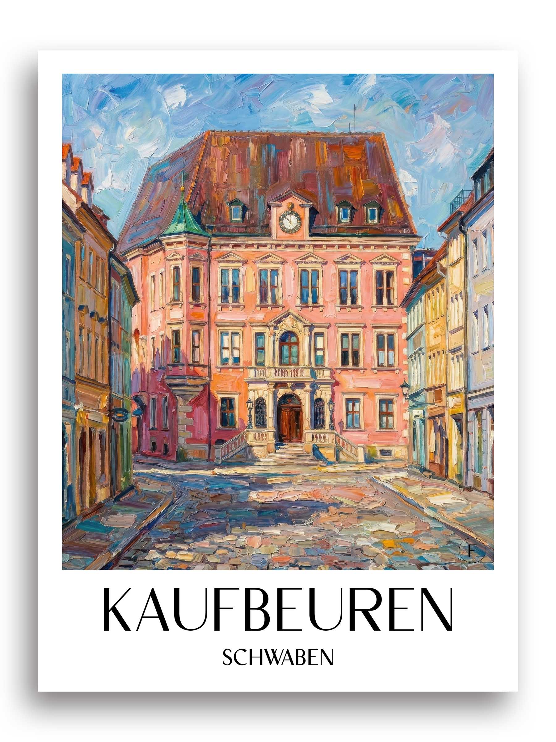 kaufbeuren-schwaben-deutschland-poster-oil-painting-oelgemaelde