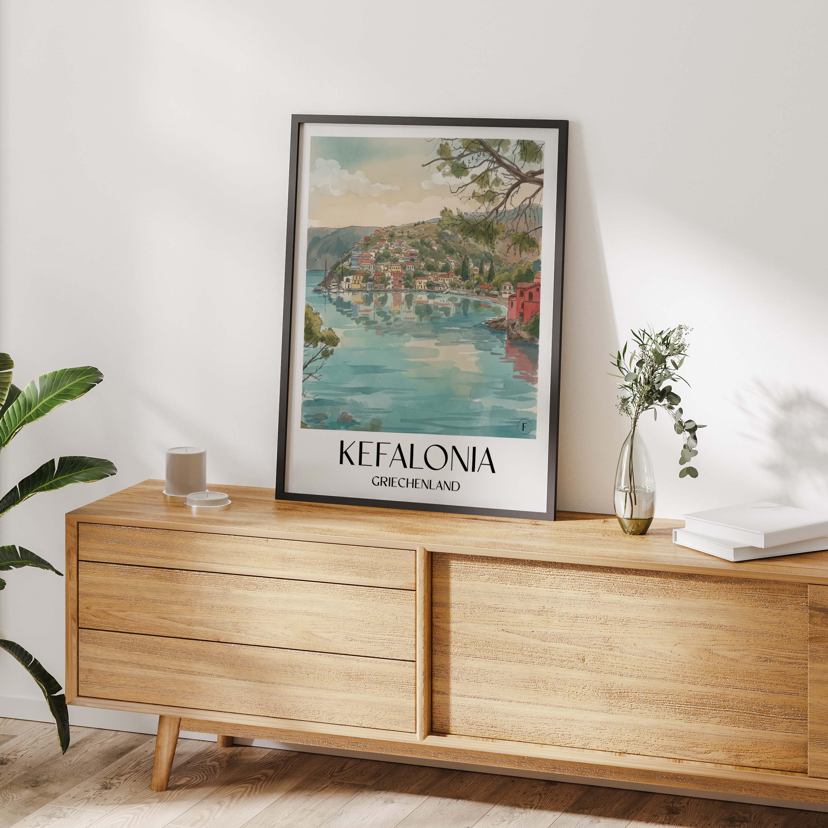 kefalonia-griechenland-poster-aquarell
