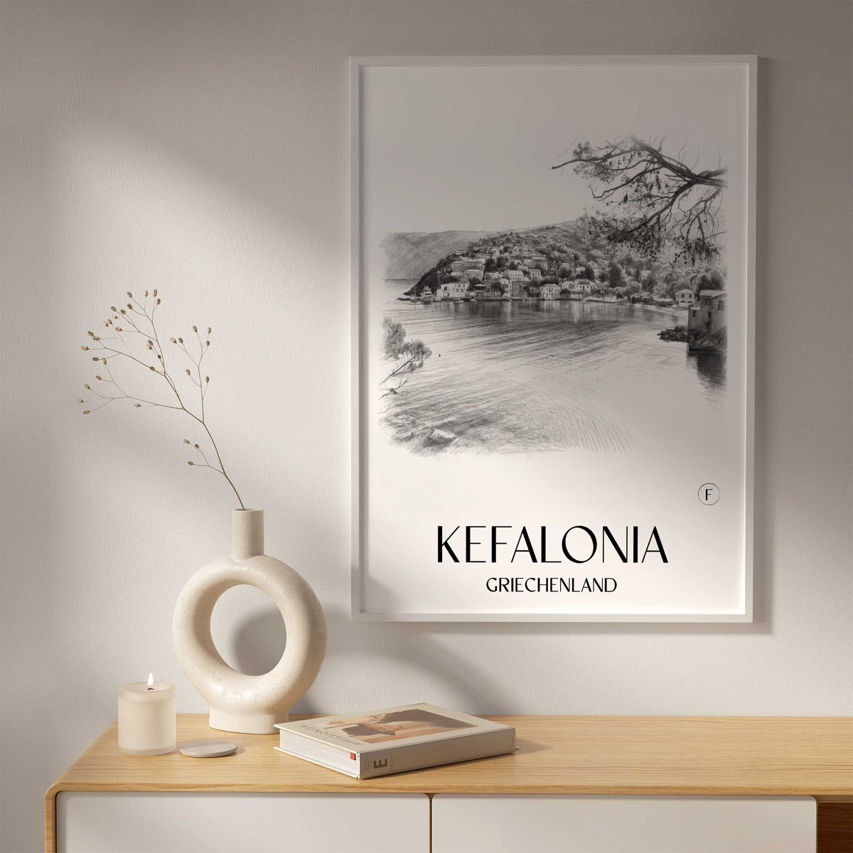 kefalonia-griechenland-poster-bleistift-zeichnung-drawing